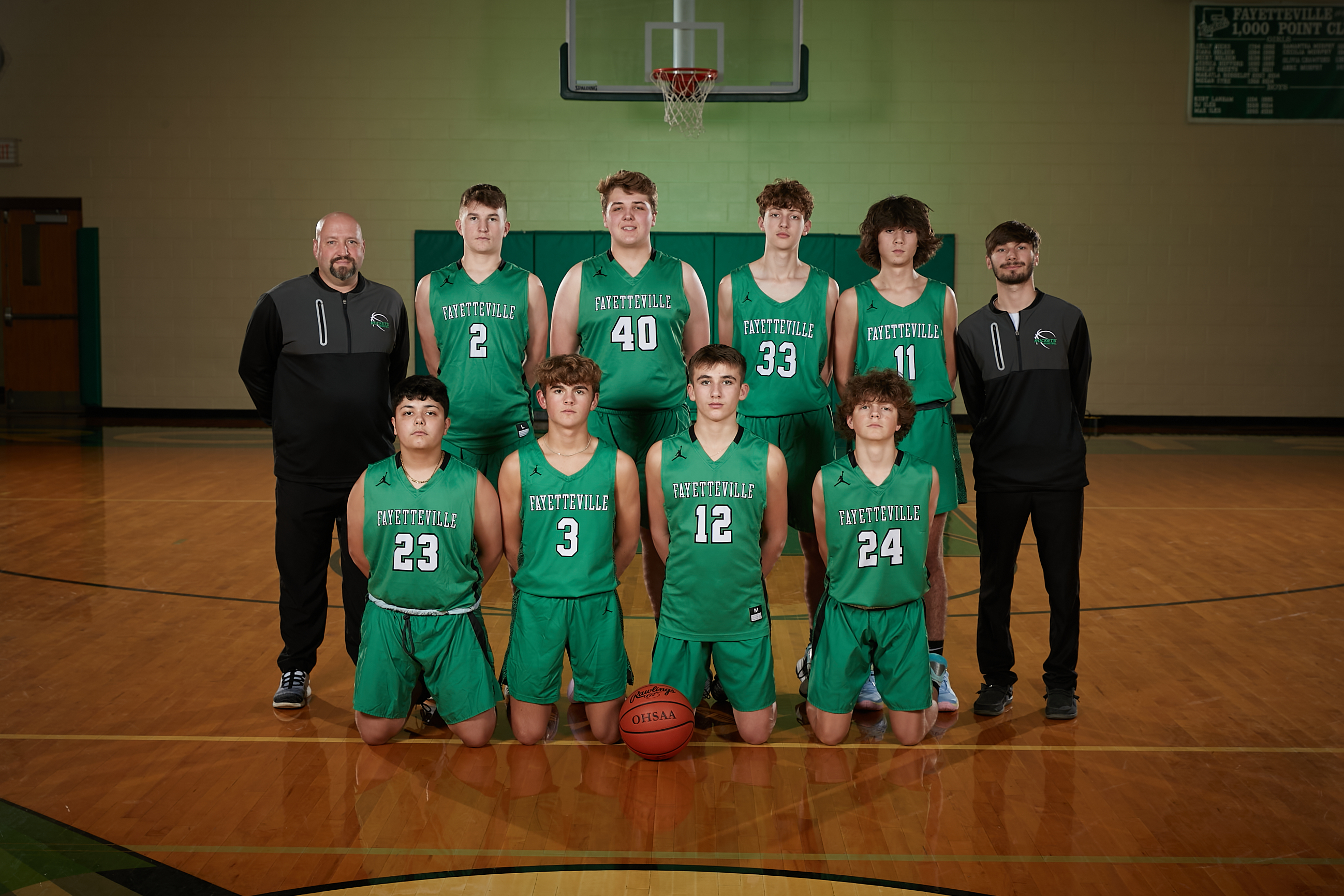 Freshman Basketball team picture