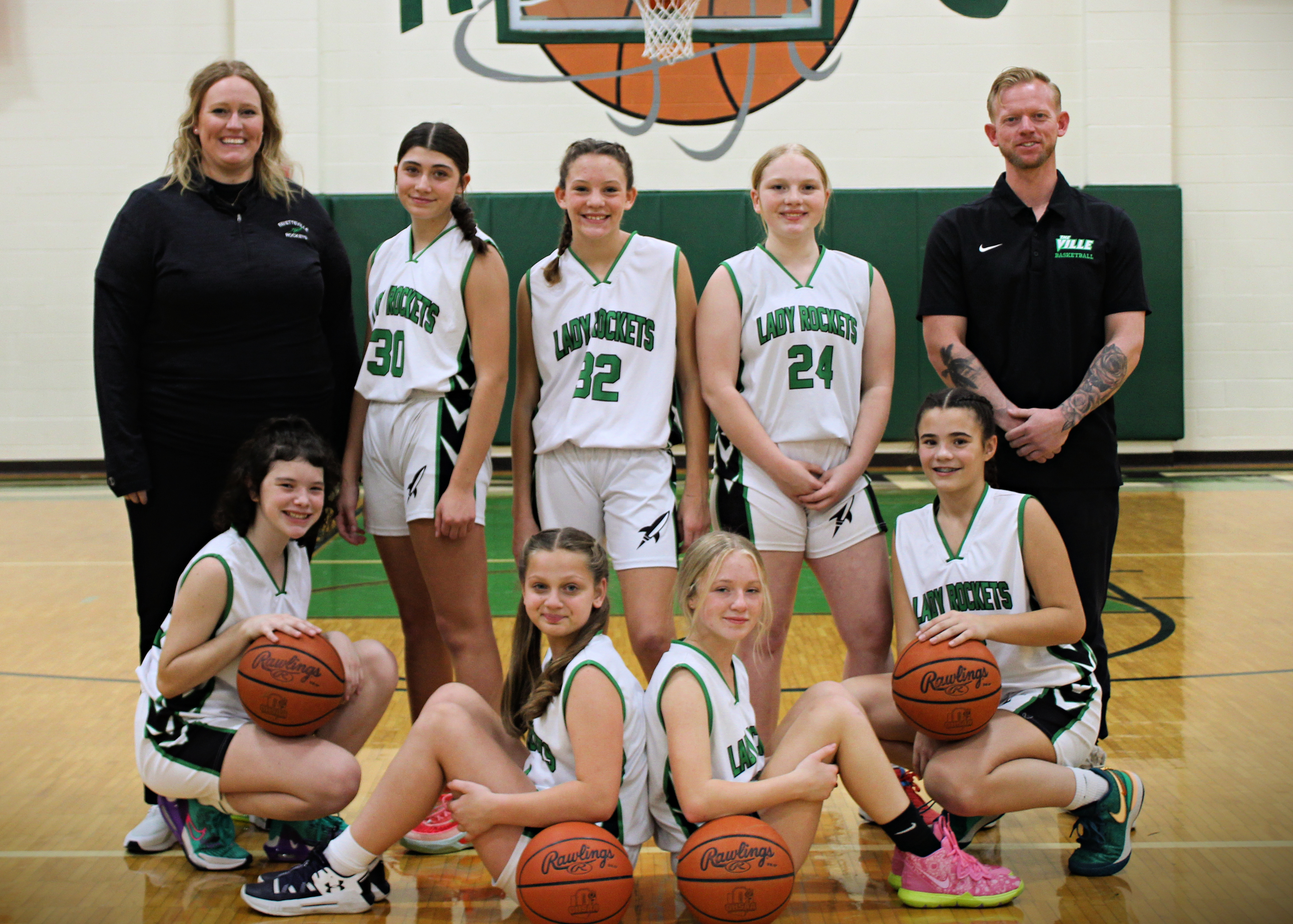 7th grade girls team picture