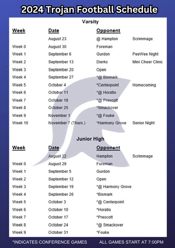 Football Schedule