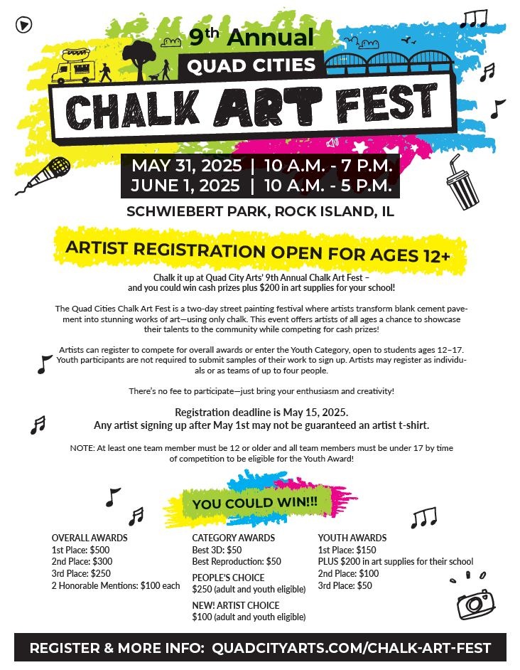 QC Chalk Art Fest flyer