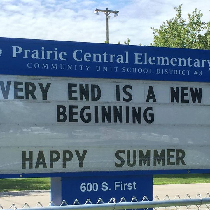 elementary school sign