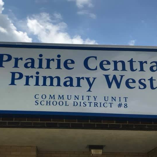 Prairie Central Primary West sign