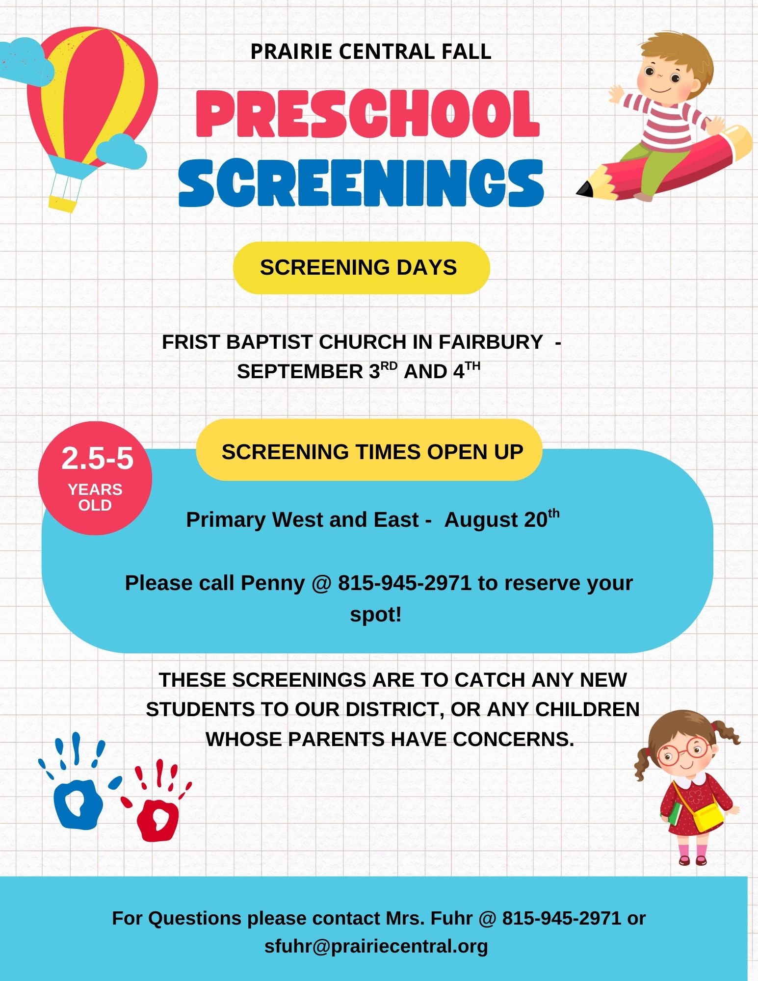 Fall Screenings