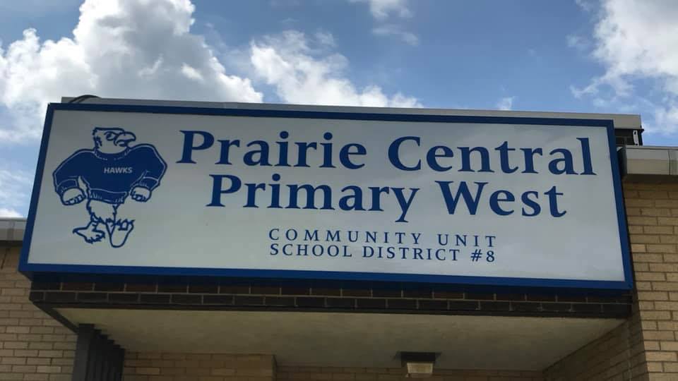 Prairie Central Primary West Sign