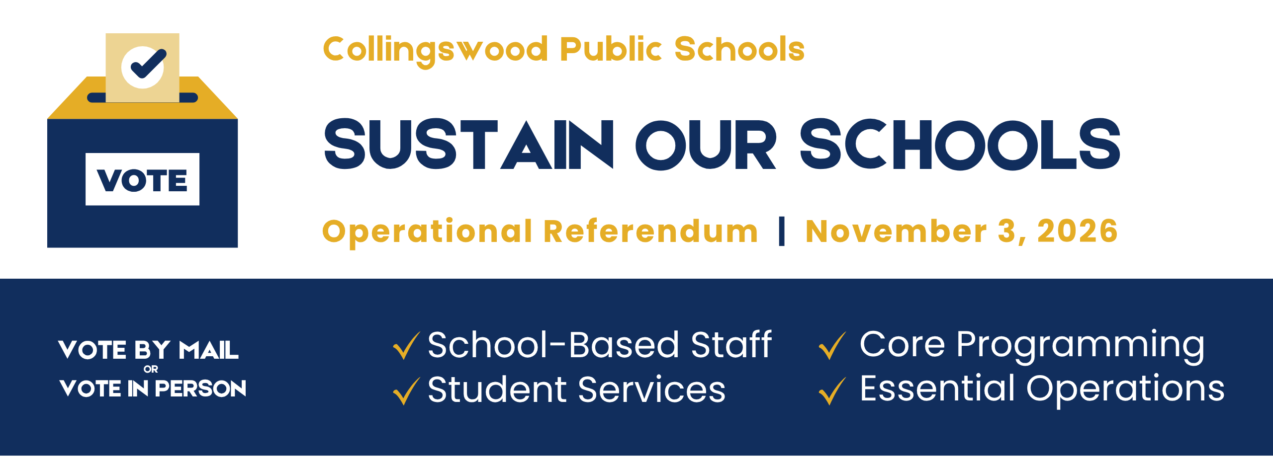 Sustain Our Schools Information