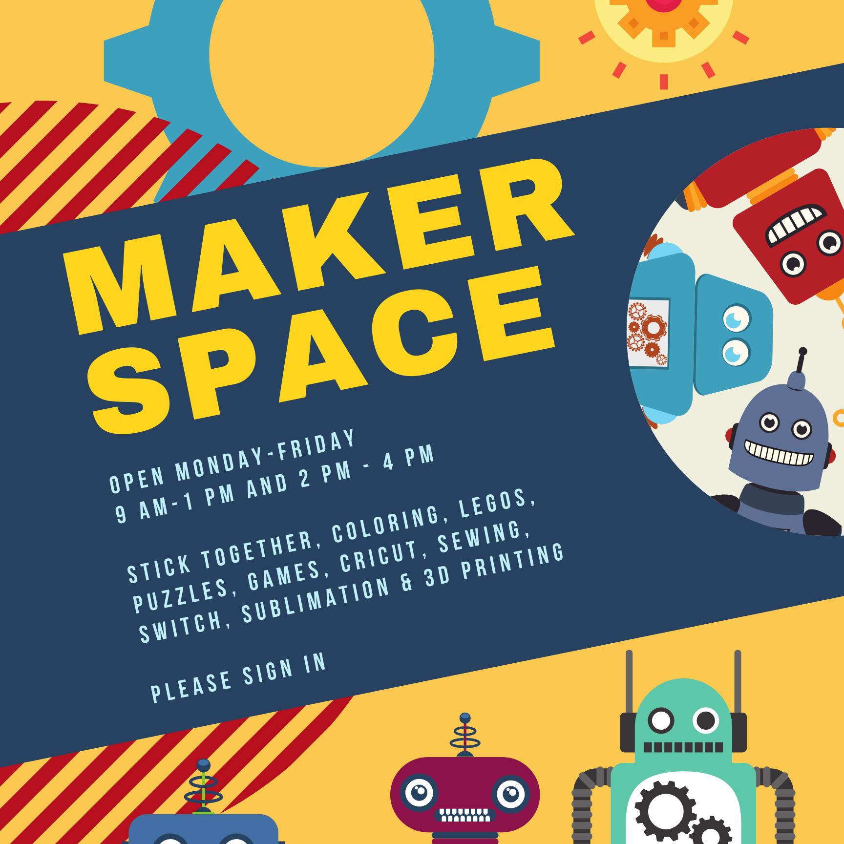 makerspace schedule