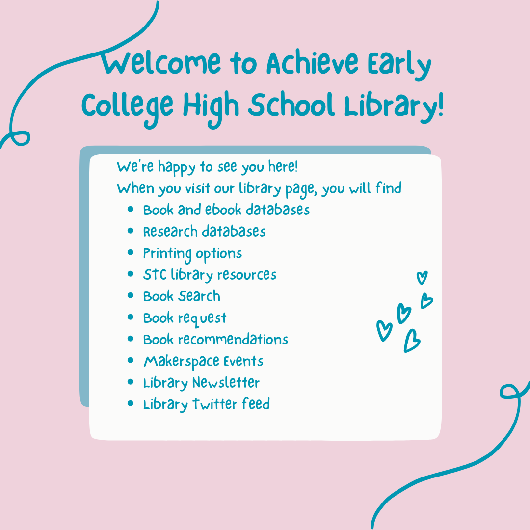 Library website menu