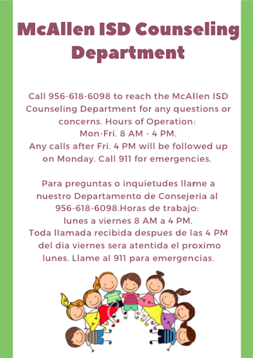 MISD Counseling Department Outreach