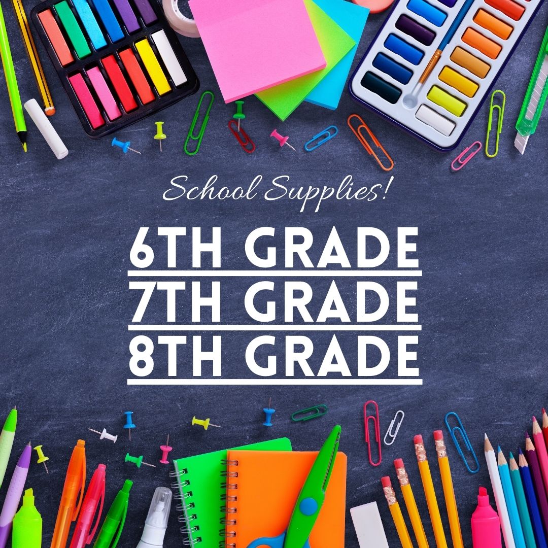 20232024 Student Supply Lists Dr. Rodney D. Cathey Middle School