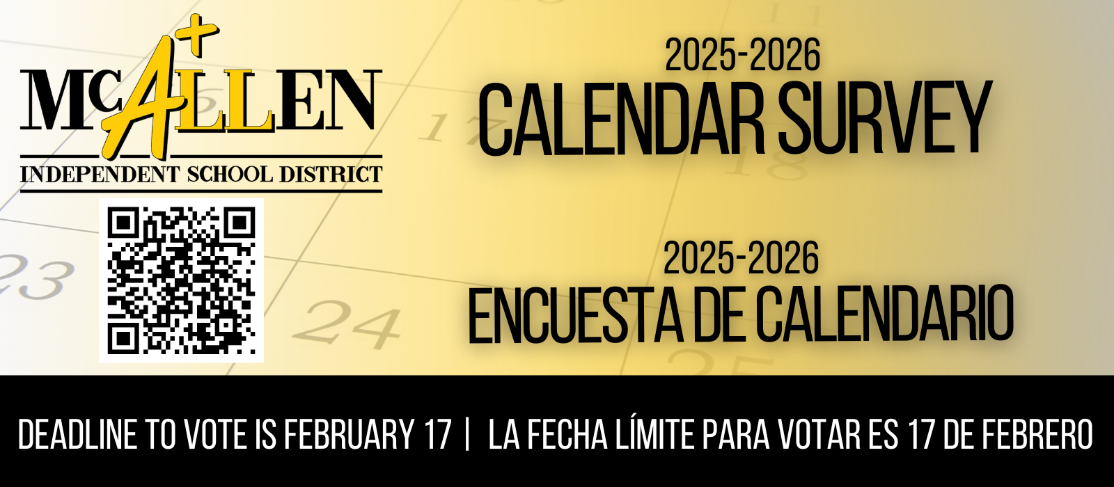 McAllen ISD Calendar Voting 25-26