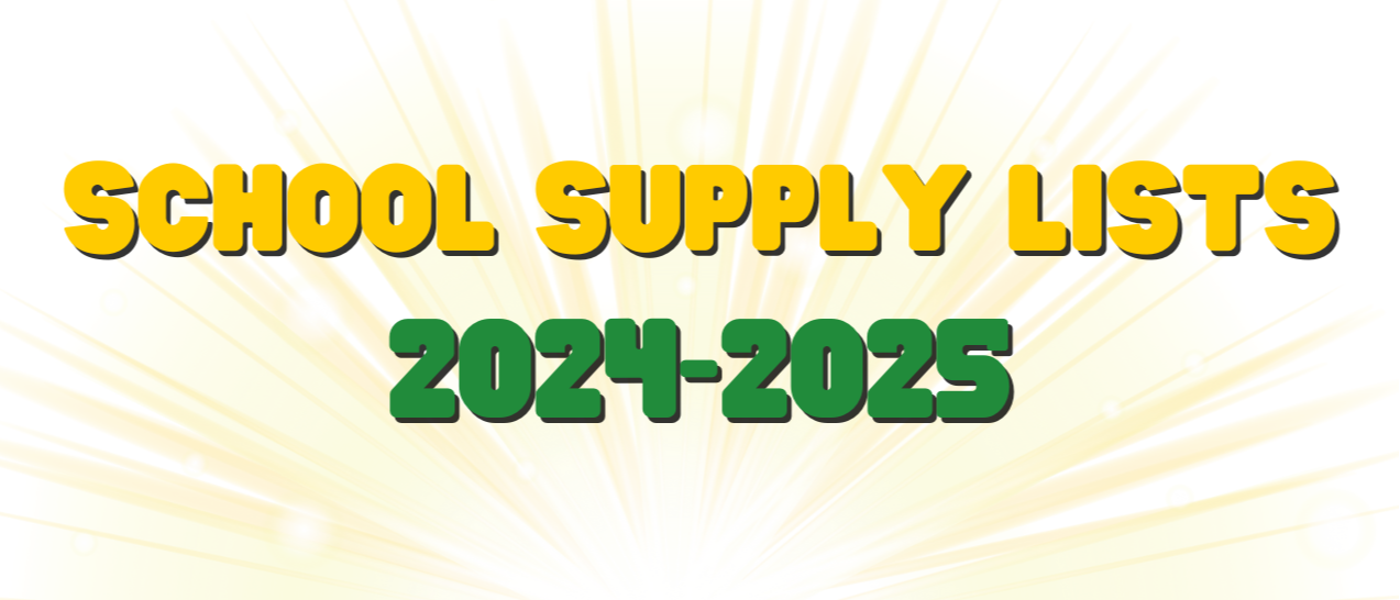 20242025 School Supply Lists Sam Houston Elementary