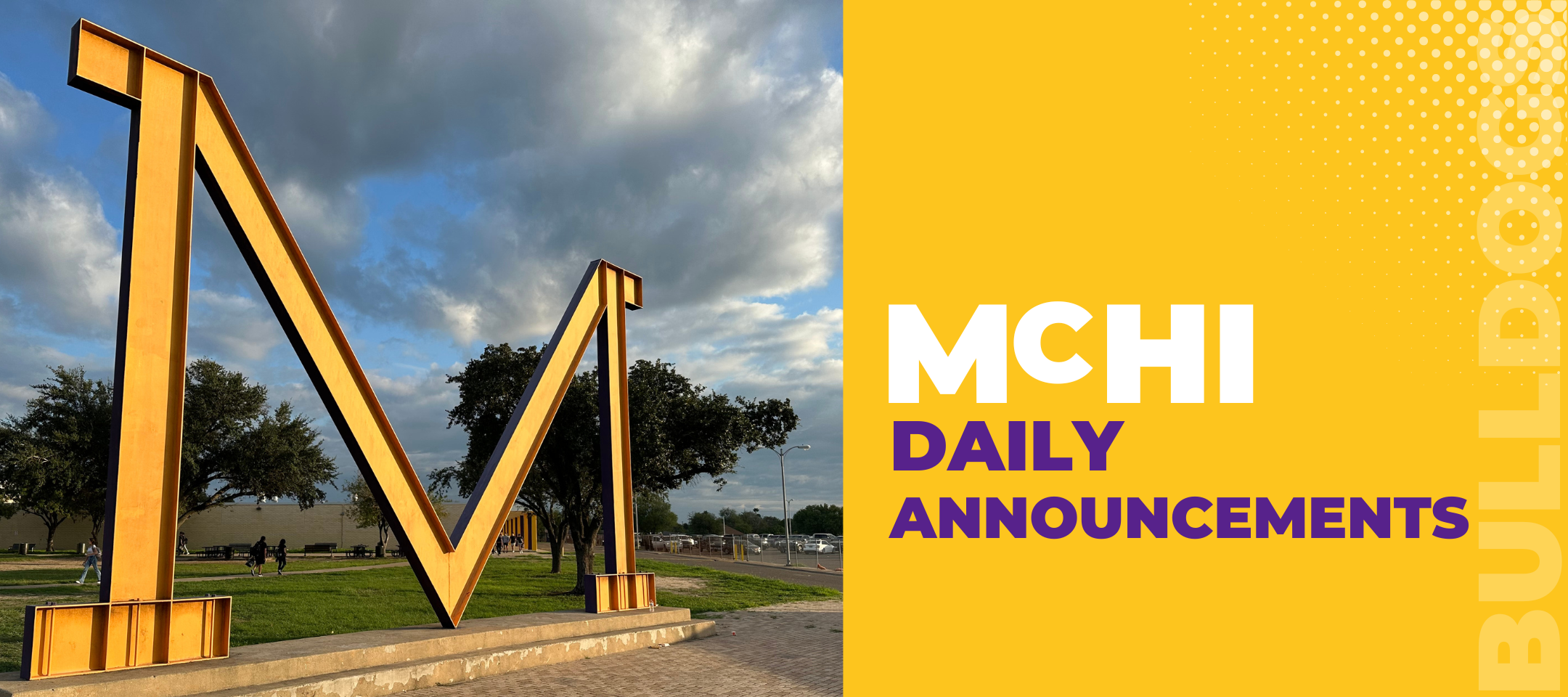 mchi daily announcements