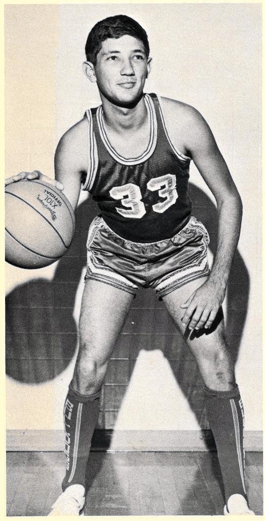 Pikey Rodriguez basketball photo from 1968 McHi Yearbook