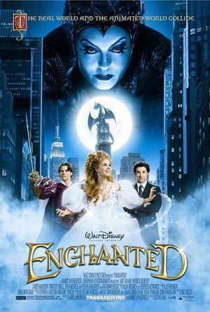 poster for her movie "Enchanted."