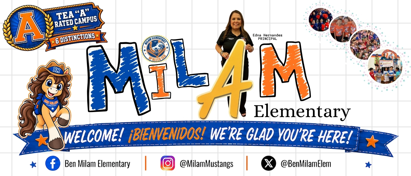 Welcome to Ben Milam Elementary's Website