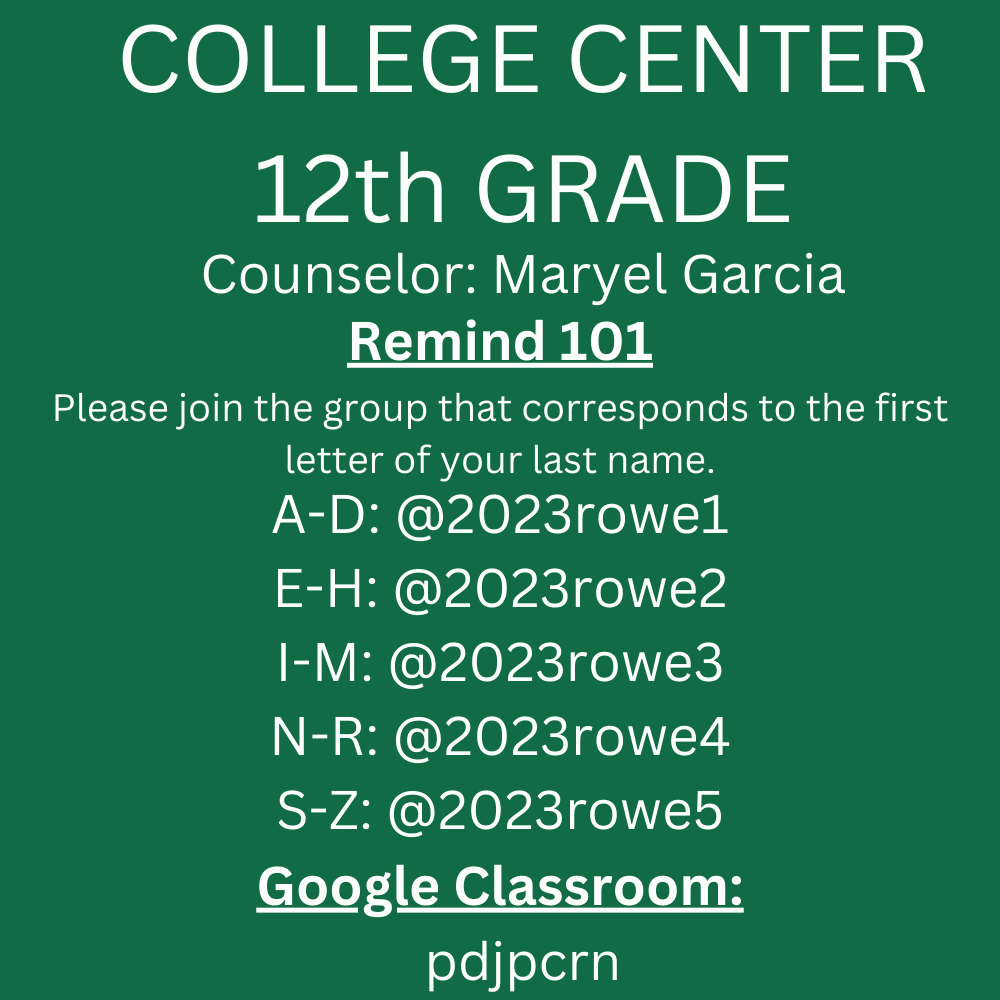 google class codes rowe college