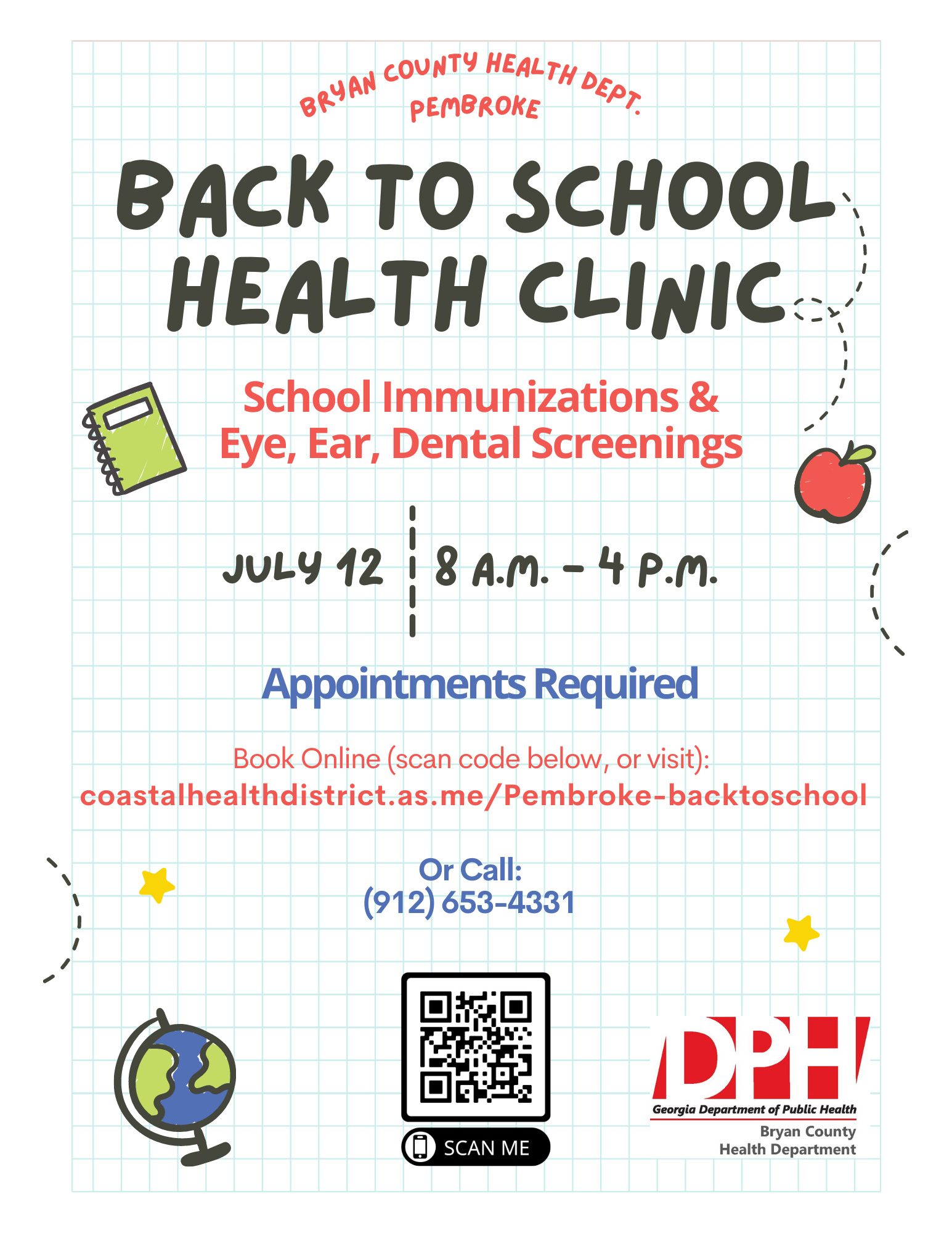 Back to School Health Clinic - Pembroke