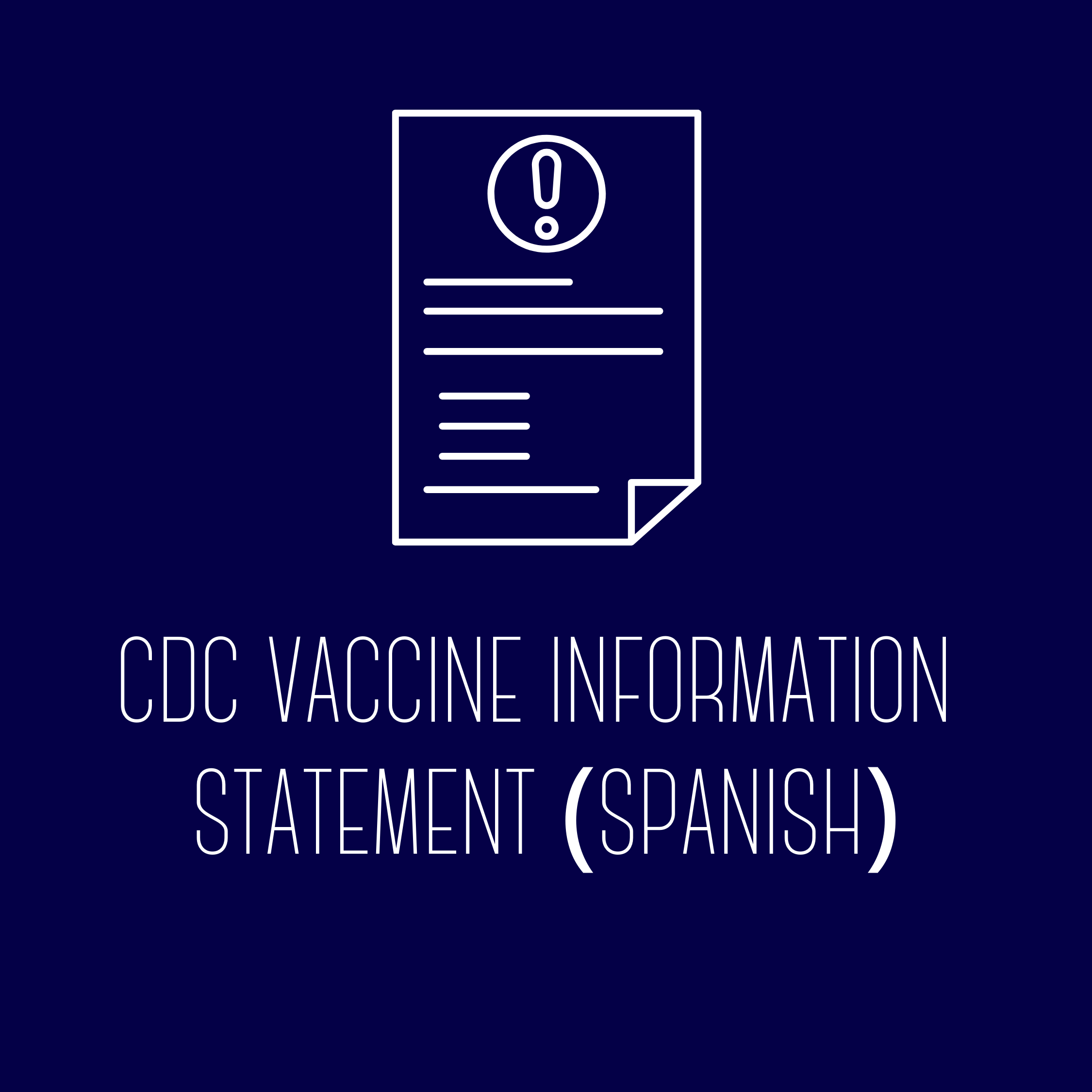 CDC Letter (Spanish)