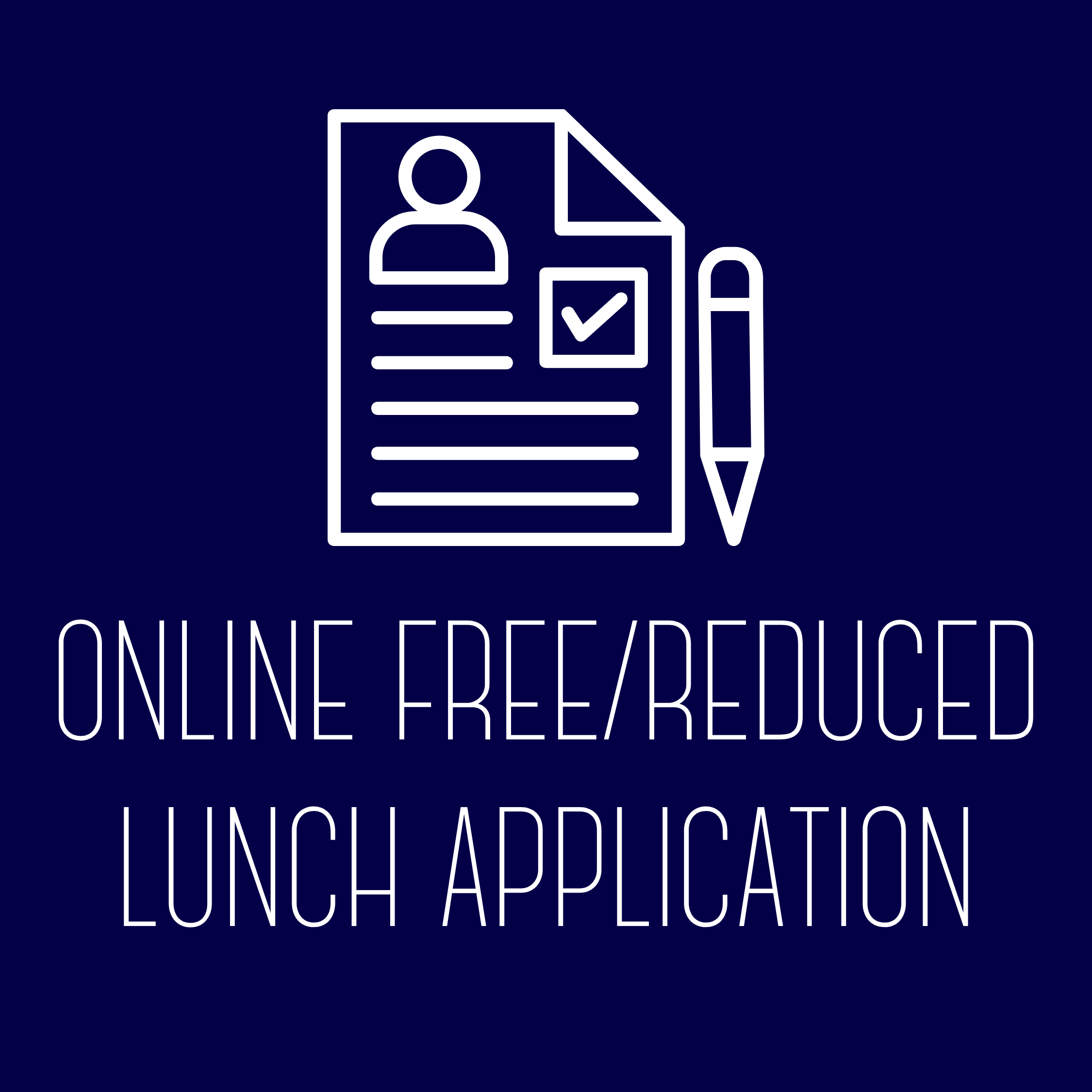 Online Free and Reduced Lunch Application