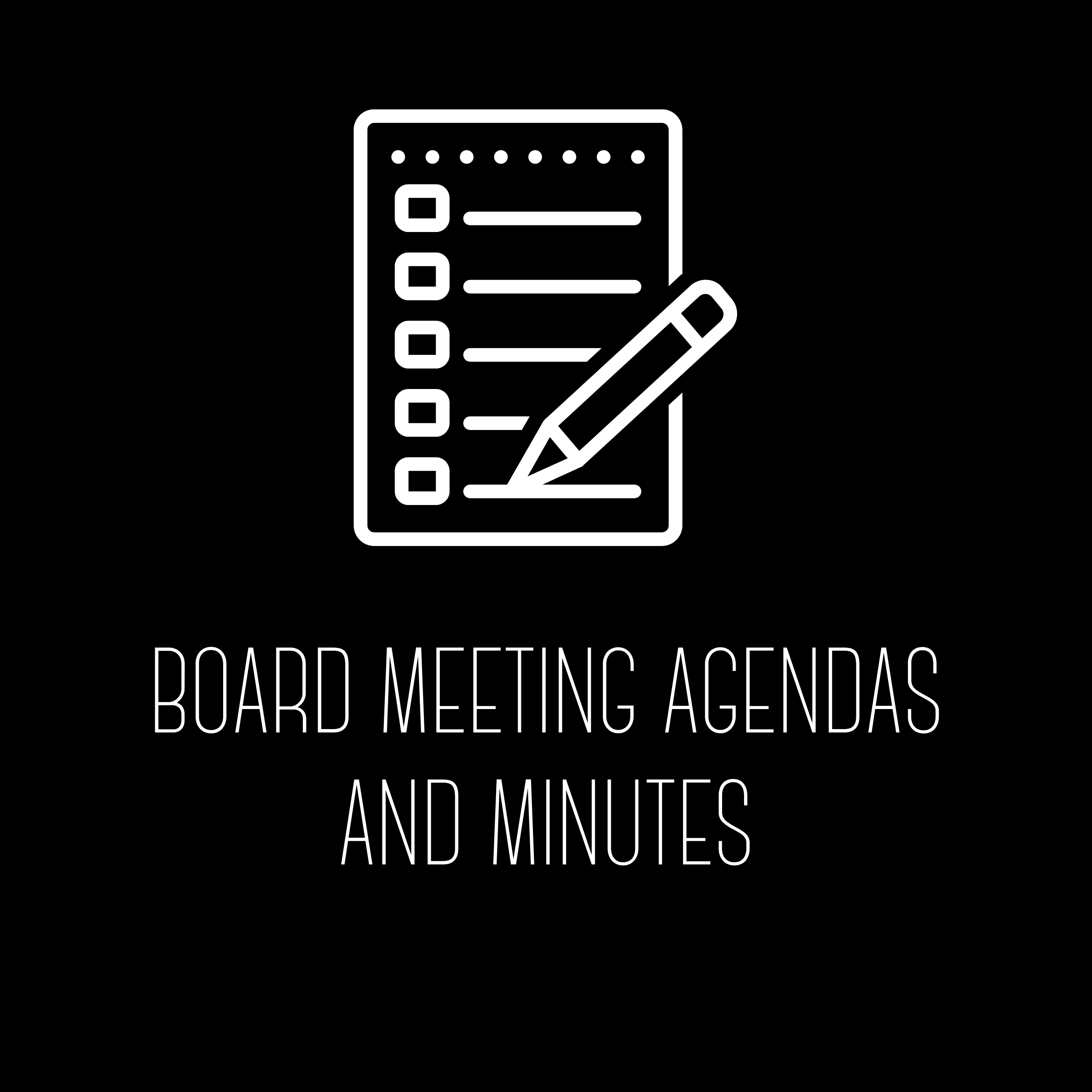 Board Meeting Agendas and Minutes