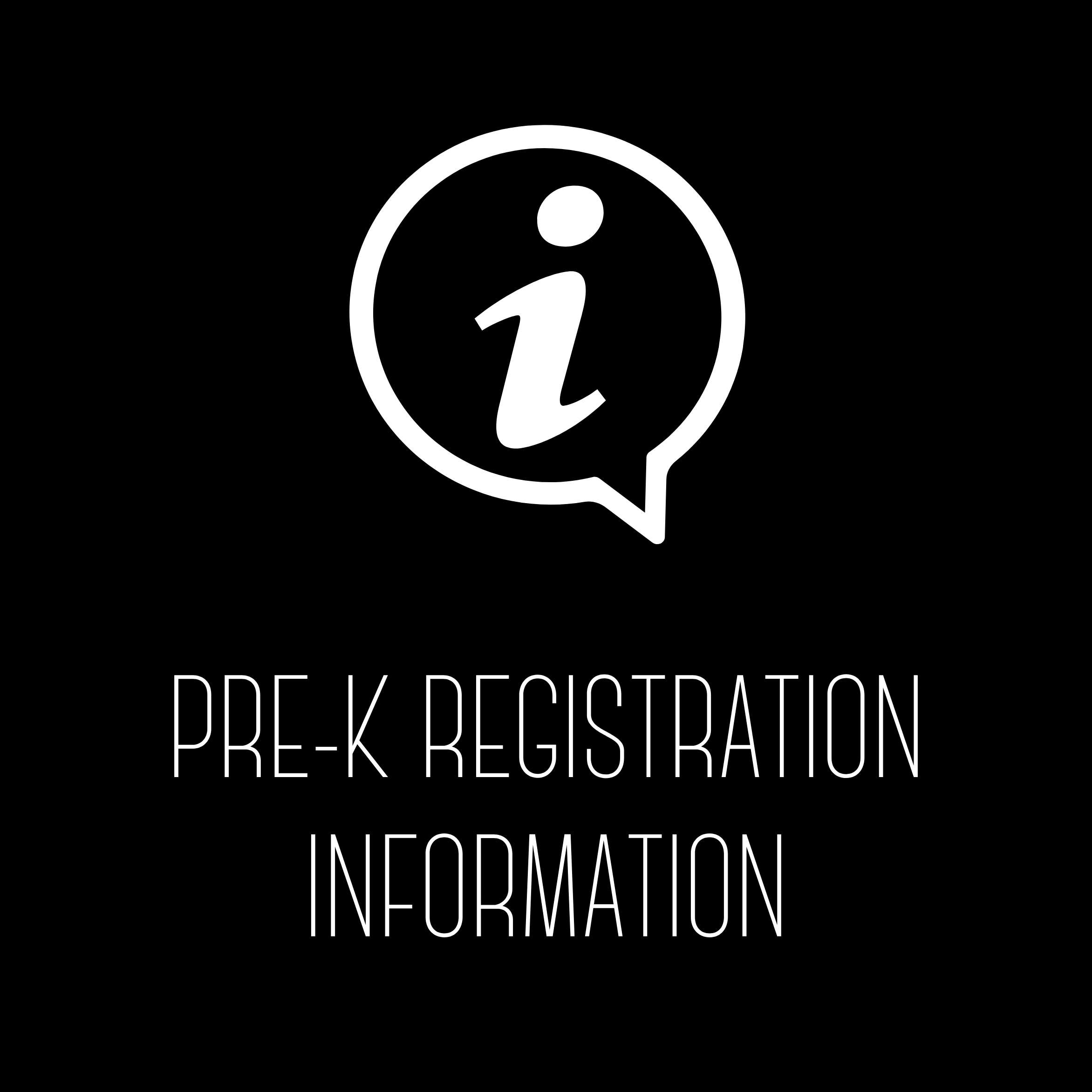 Pre-K Registration Information