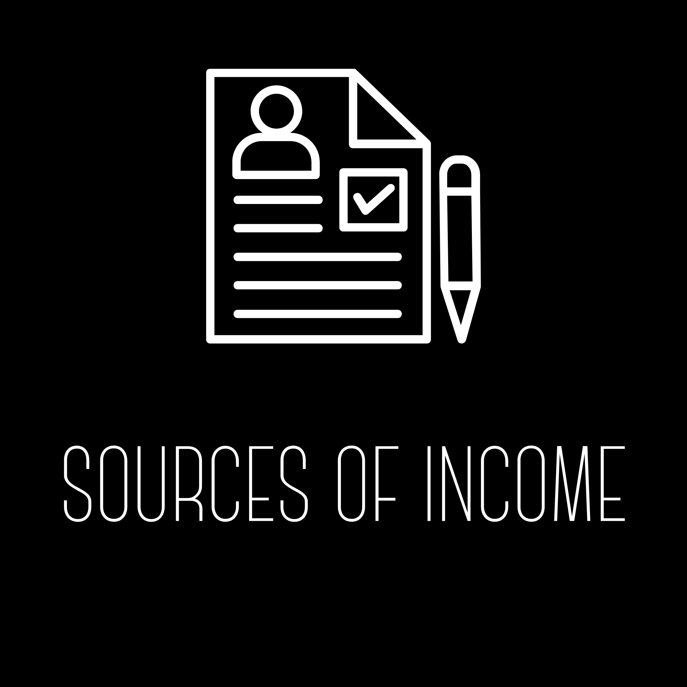 Sources of Income