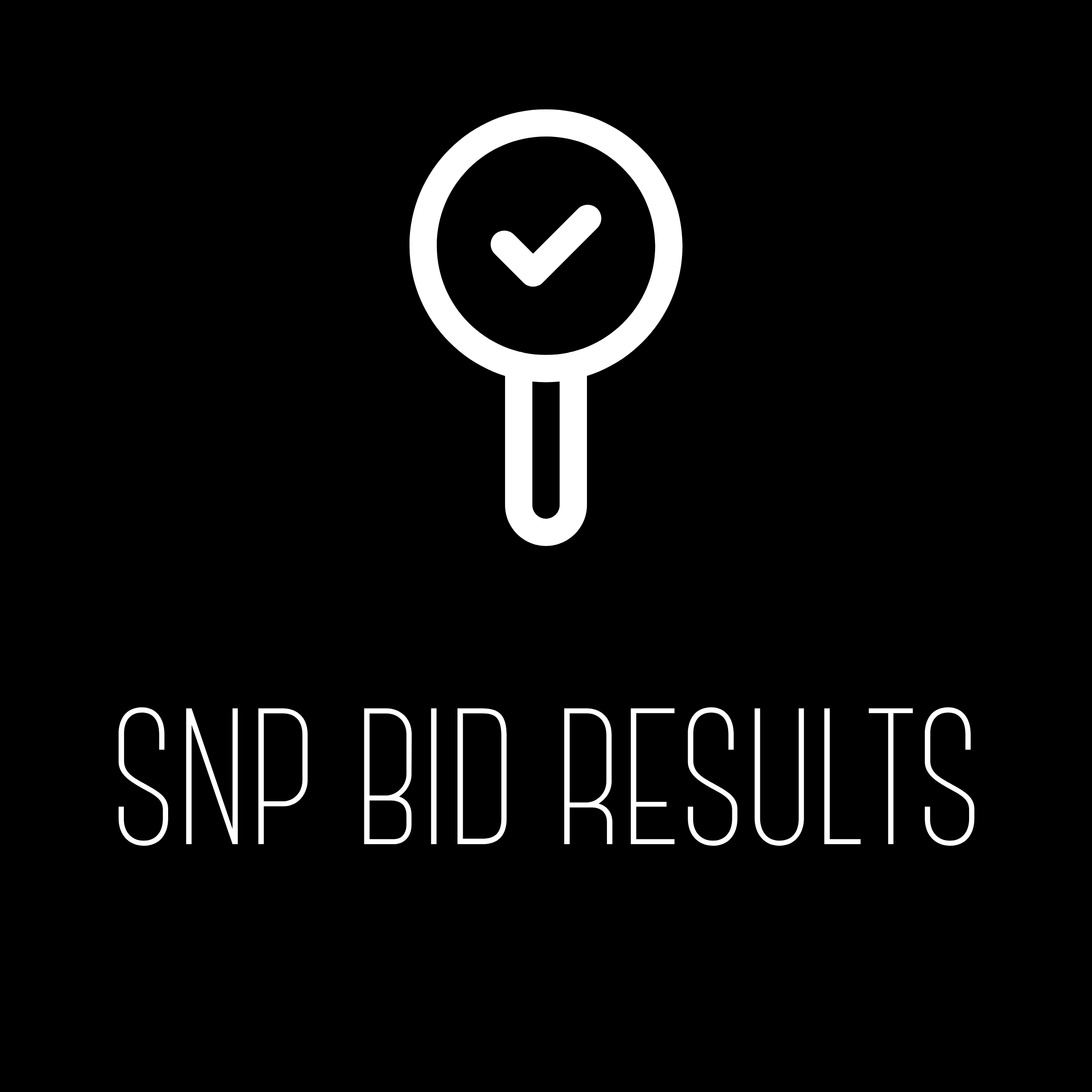 SNP Bid Results
