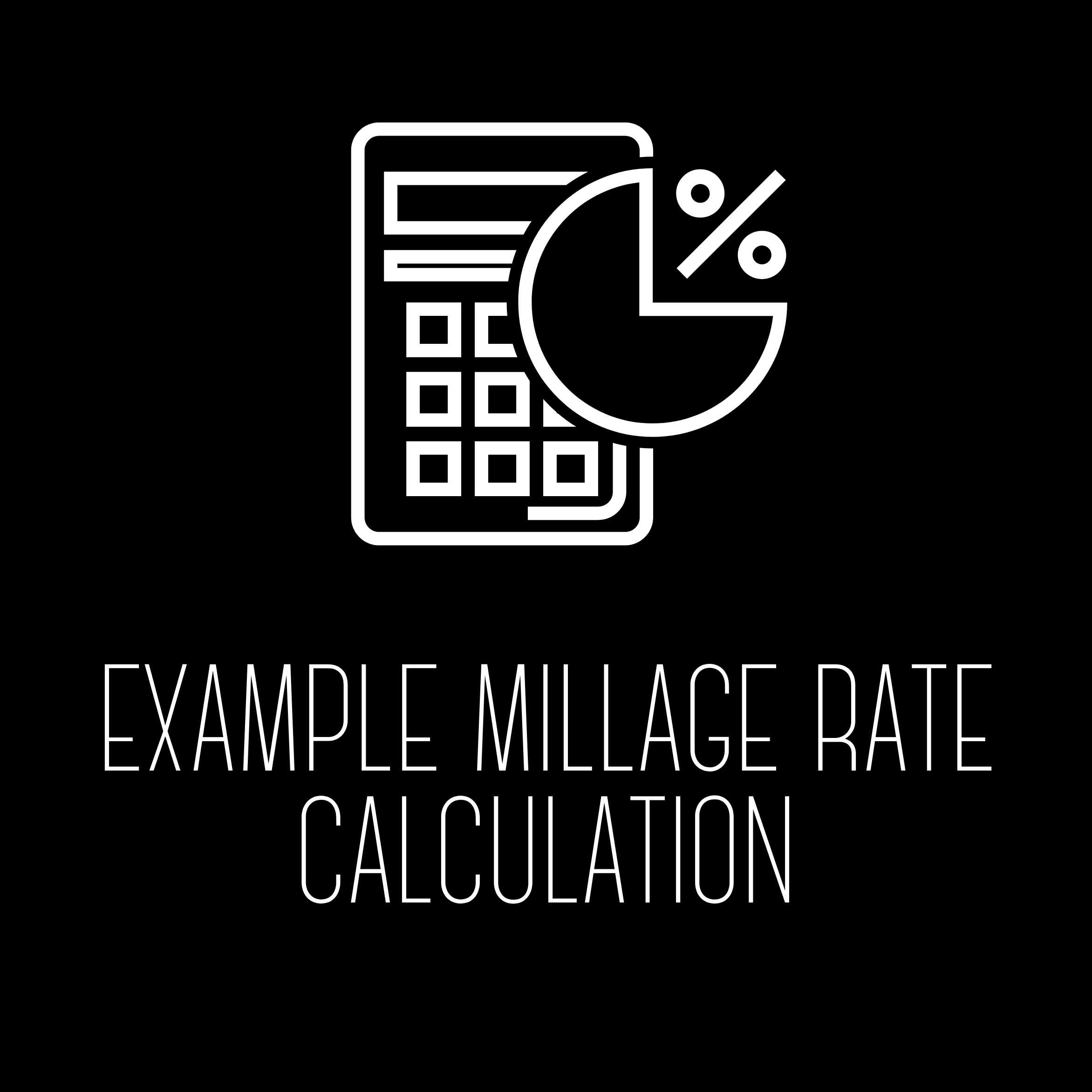 Example Millage Rate Calculation