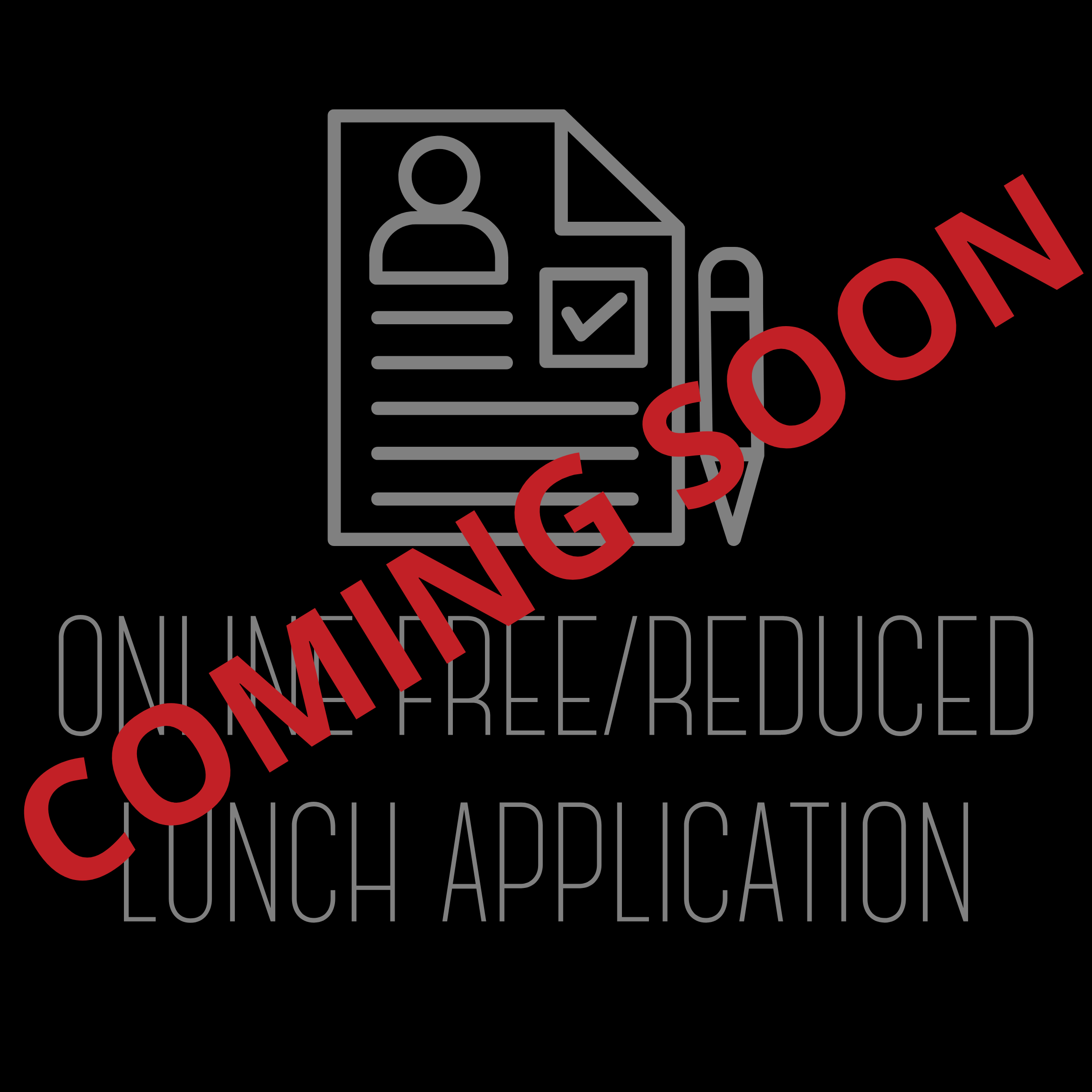 Free & Reduced Lunch Application