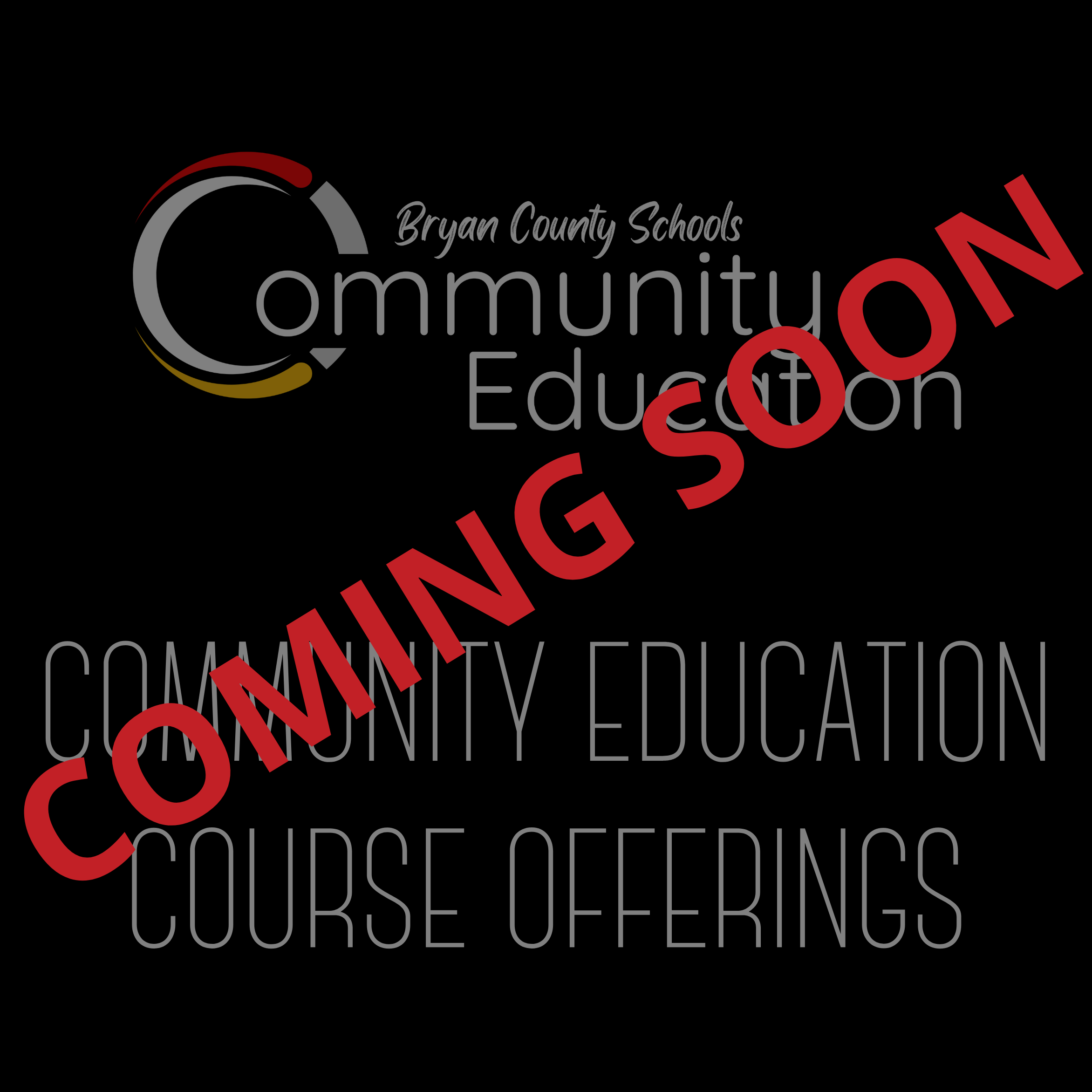 Community Ed Course Offerings