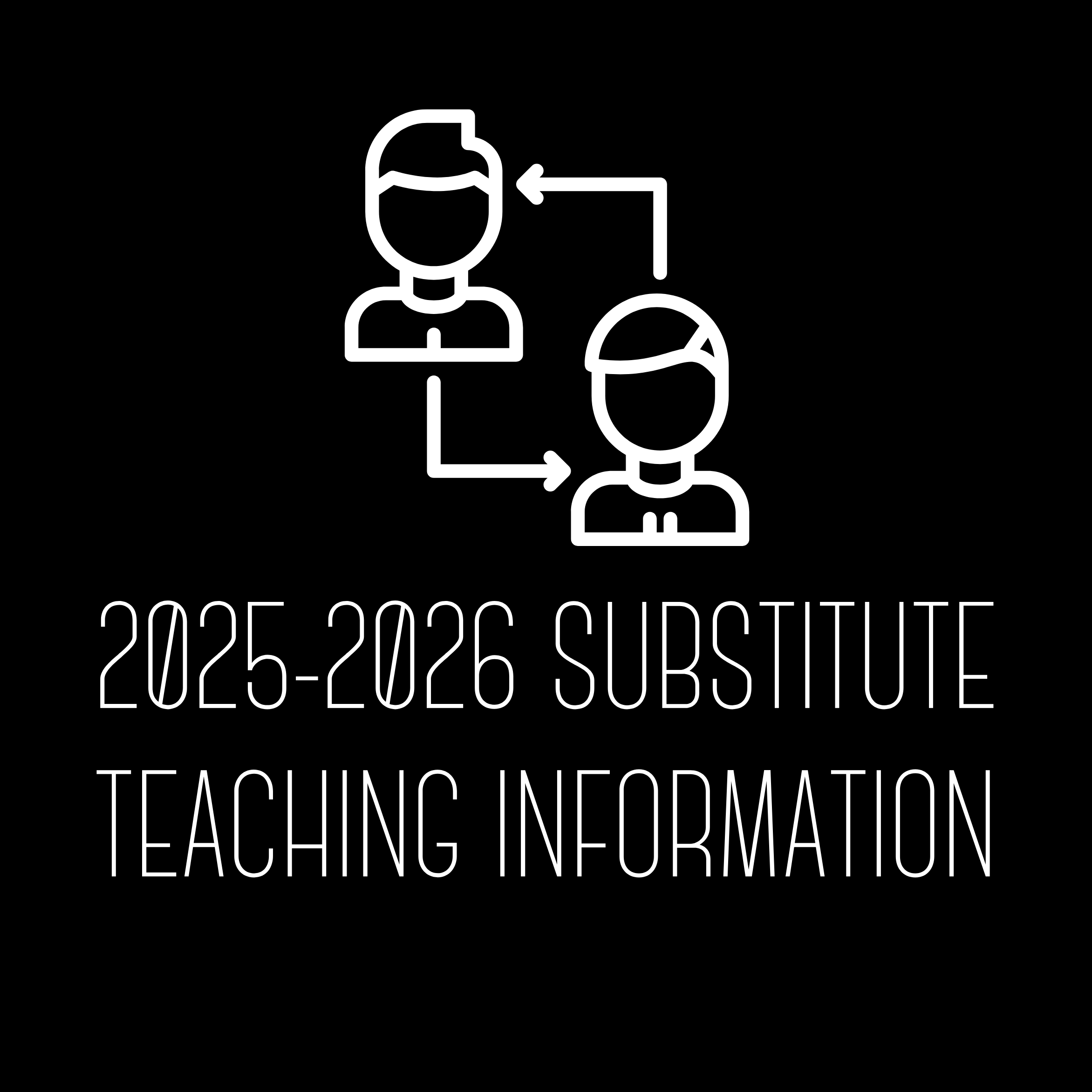 2025-2026 Substitute Teaching information