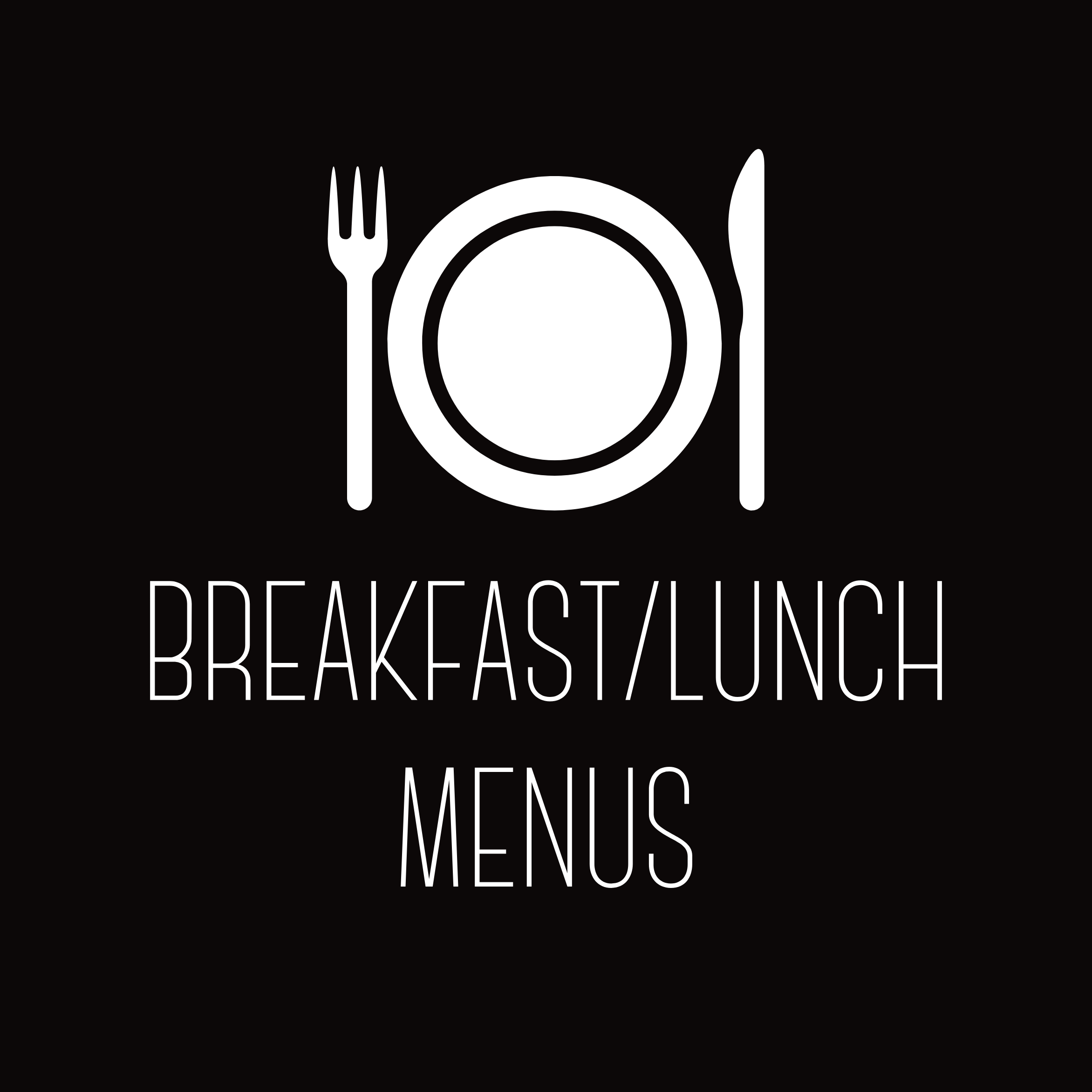 Breakfast and Lunch Menus