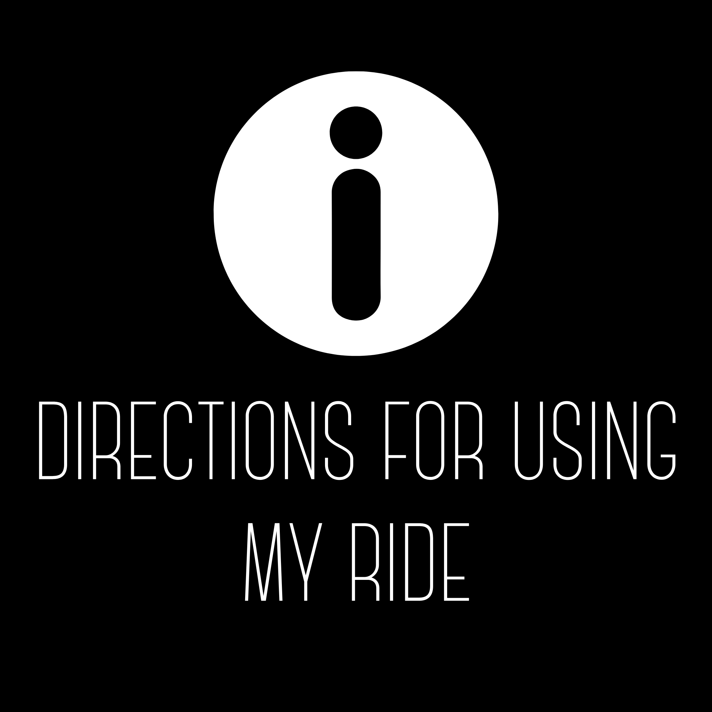 Directions for Using MyRide