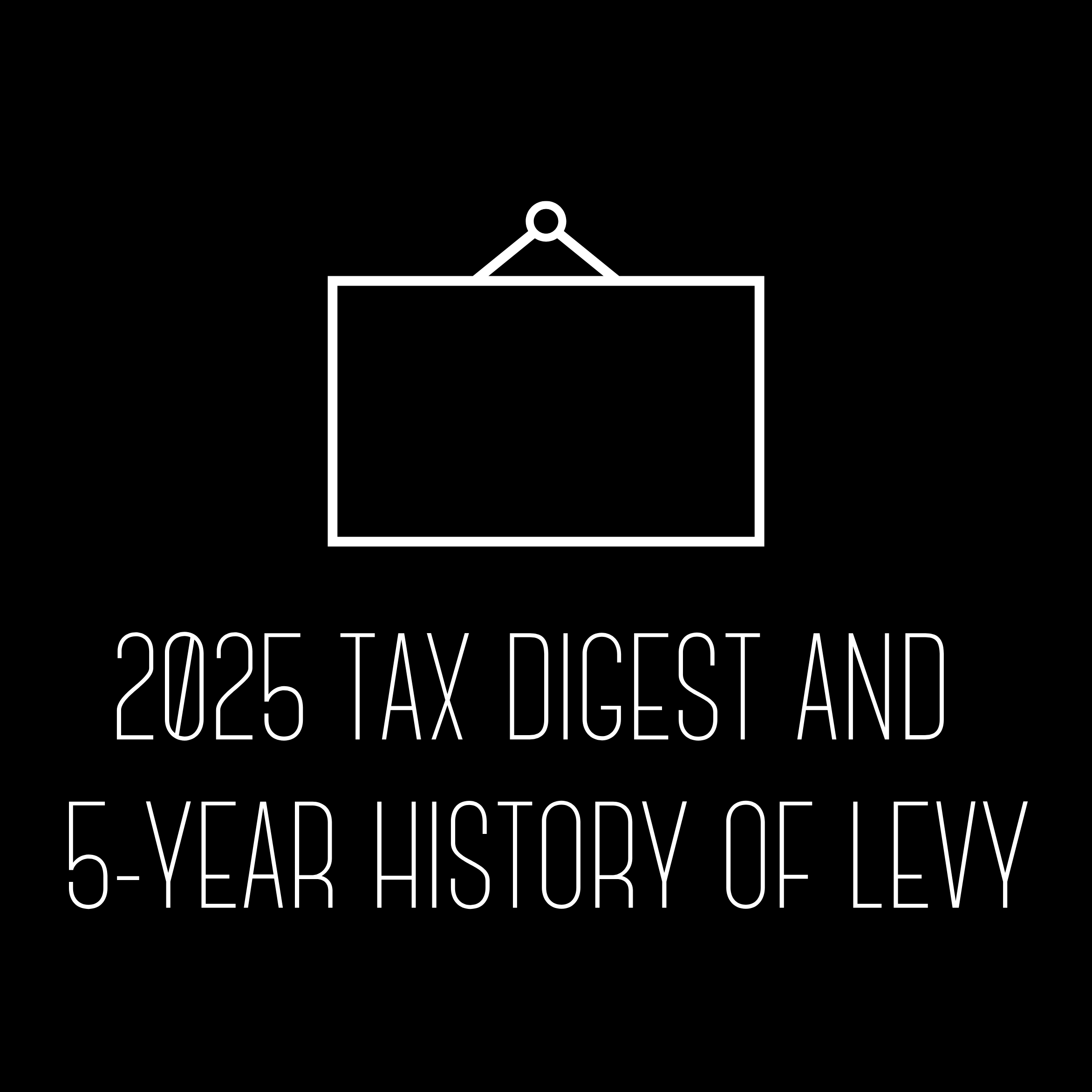 2025 Tax Digest &  5-Year History of Levy
