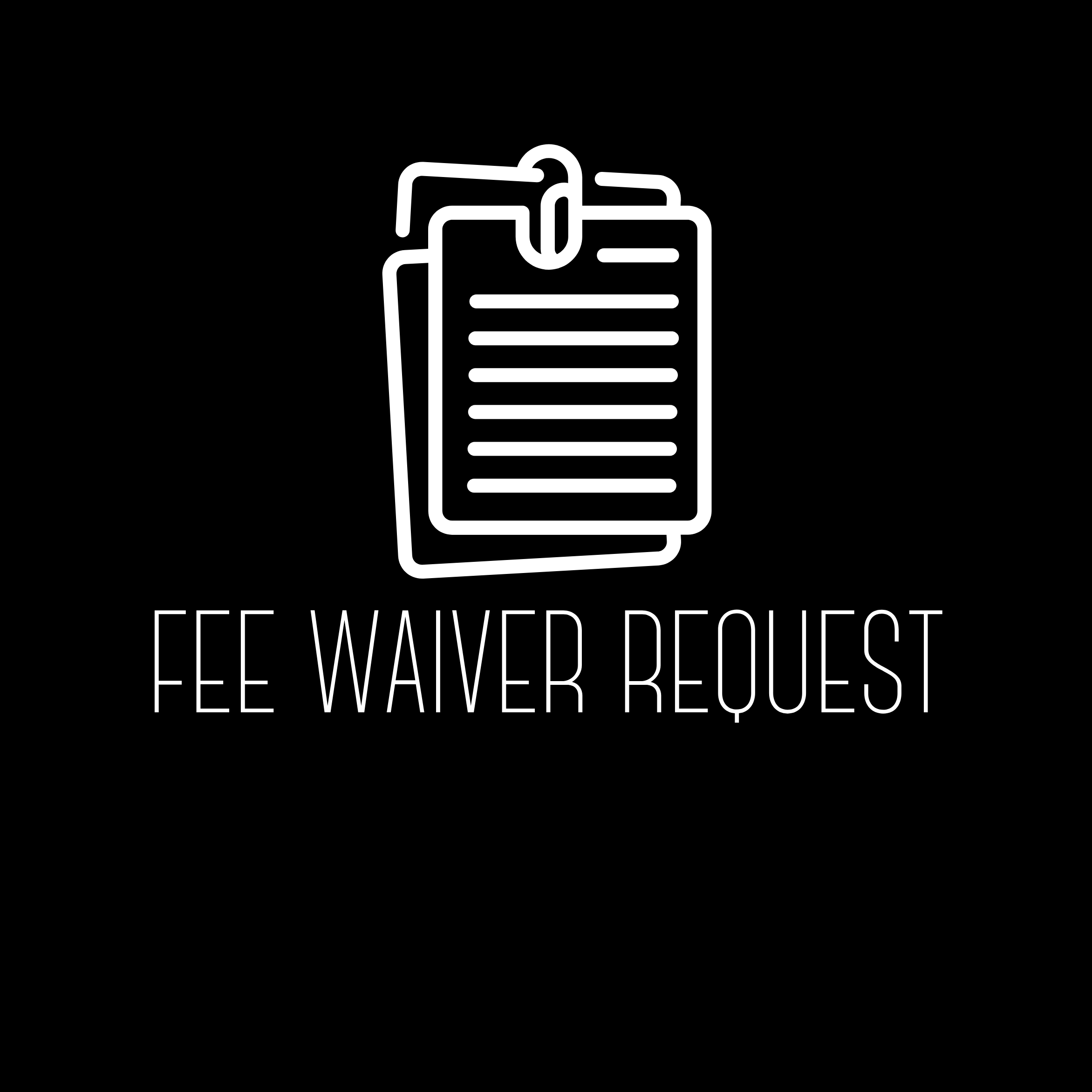 Fee Waiver Request