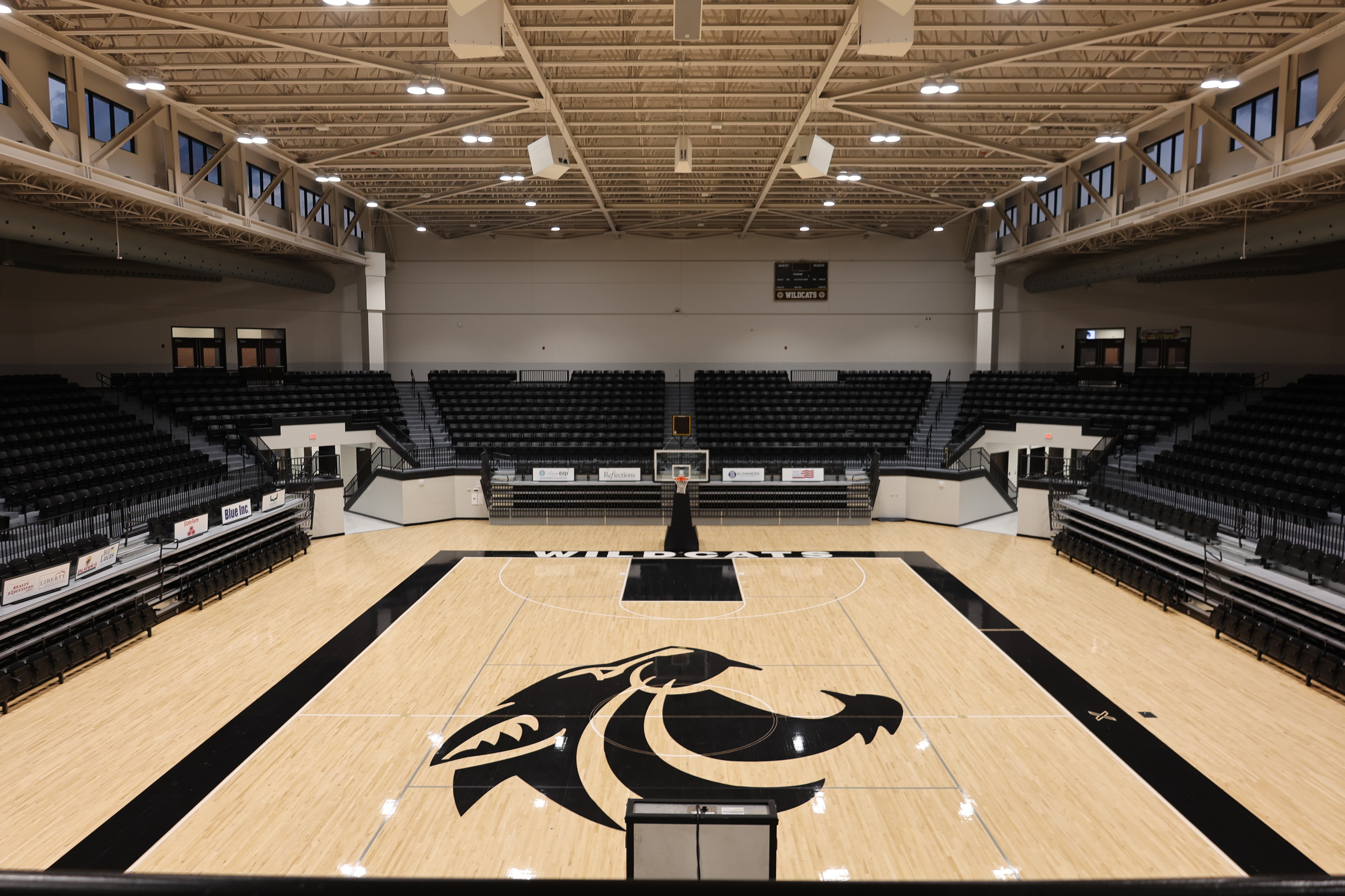 2, 250 Seat Sports Arena with Indoor Track