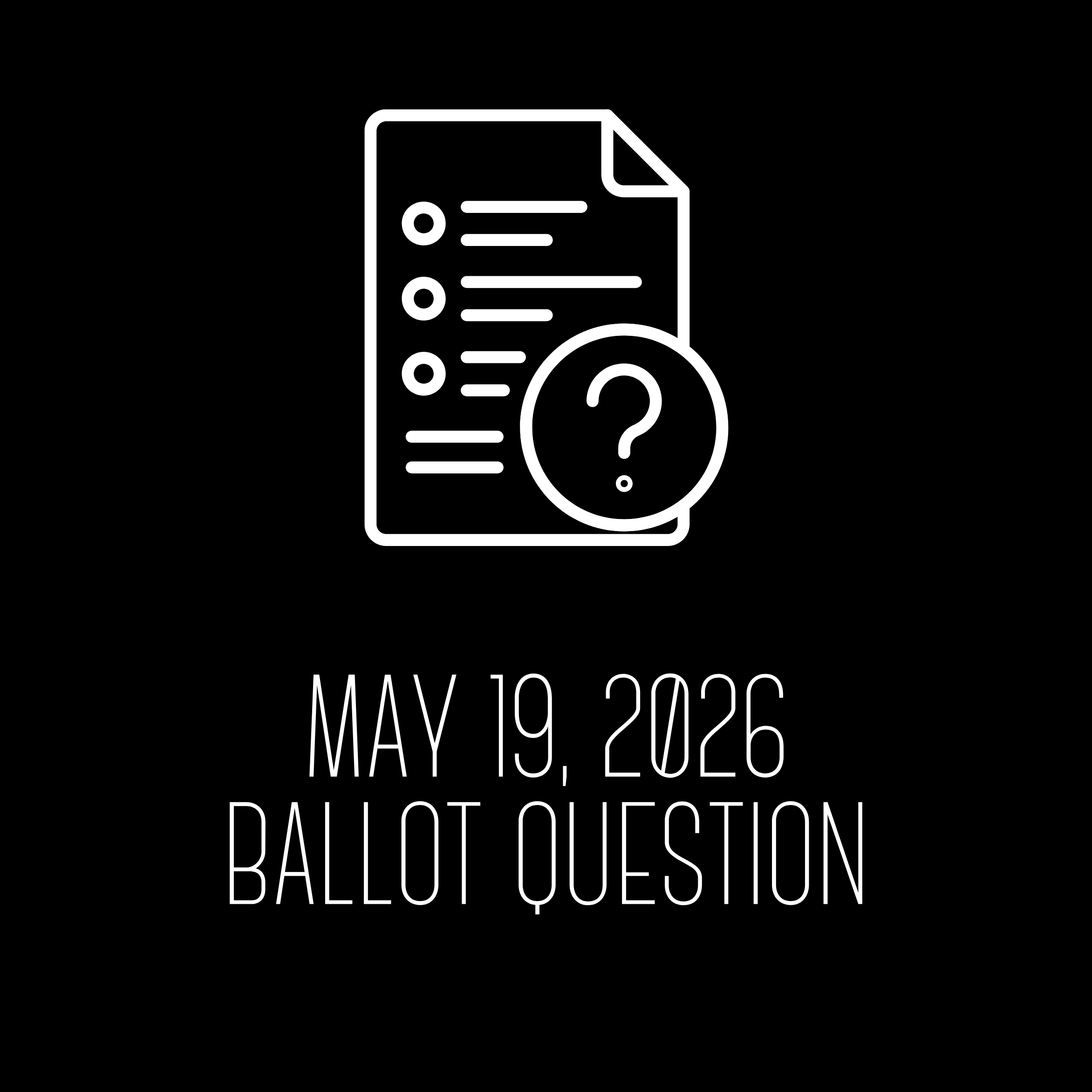 ESPLOST/Bond Ballot Question