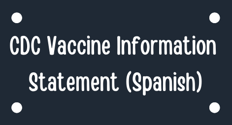 Vaccine Information Statement Spanish