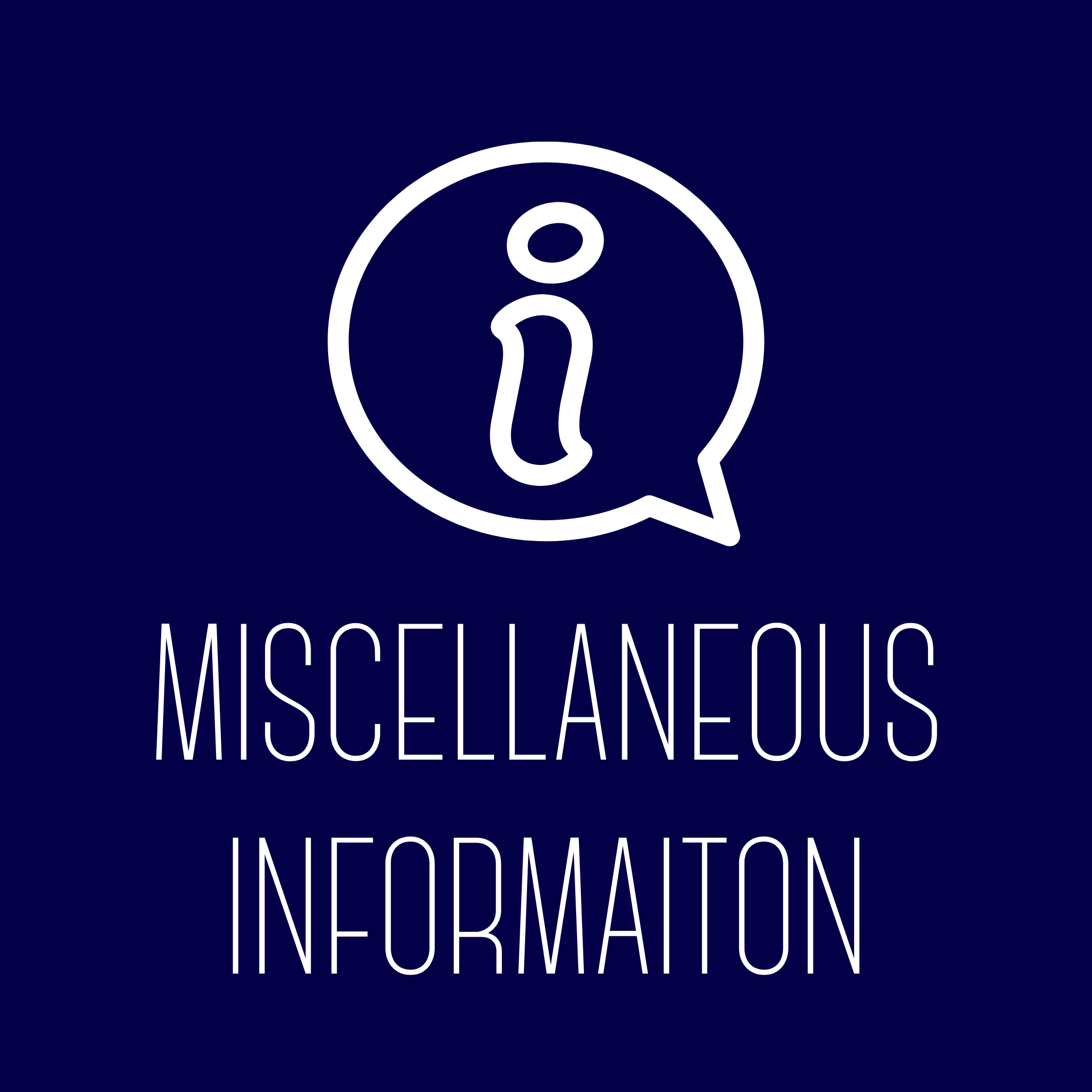 Miscellaneous Information