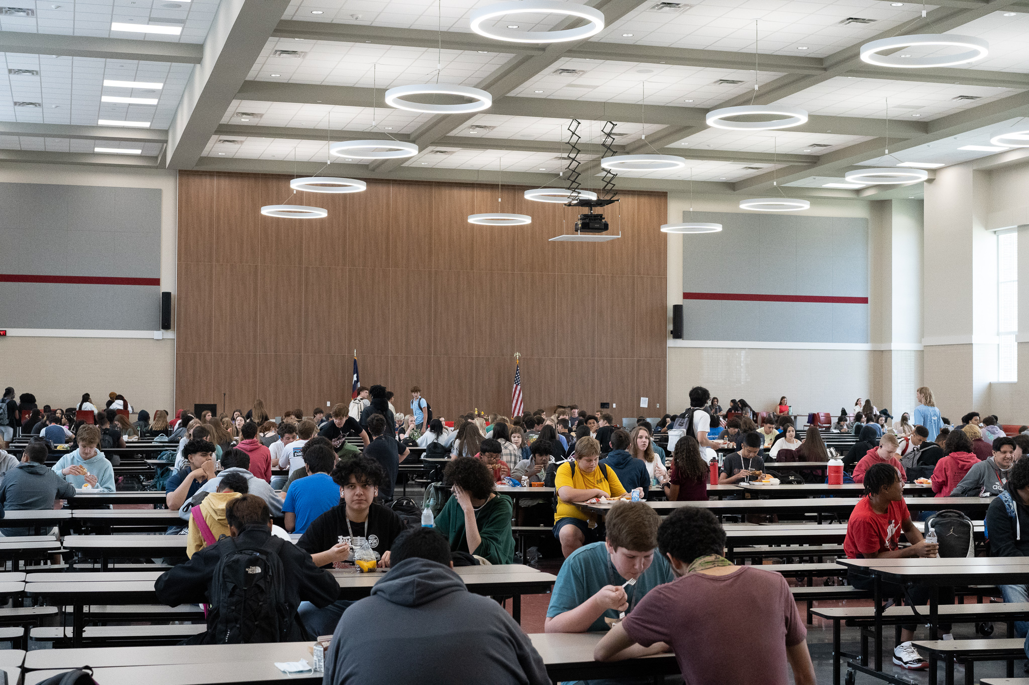 cafeteria at high school