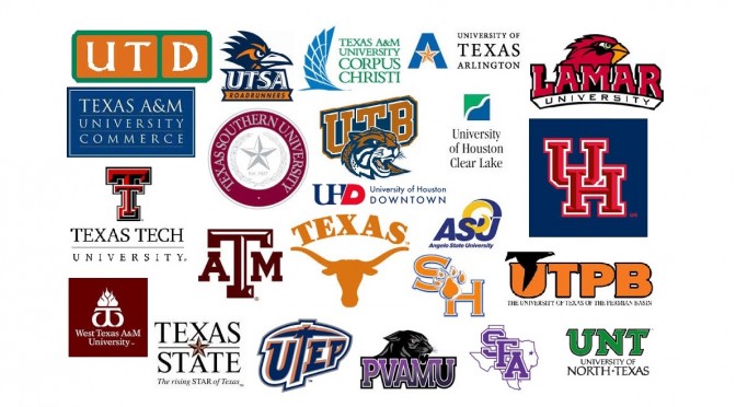 texas colleges collage