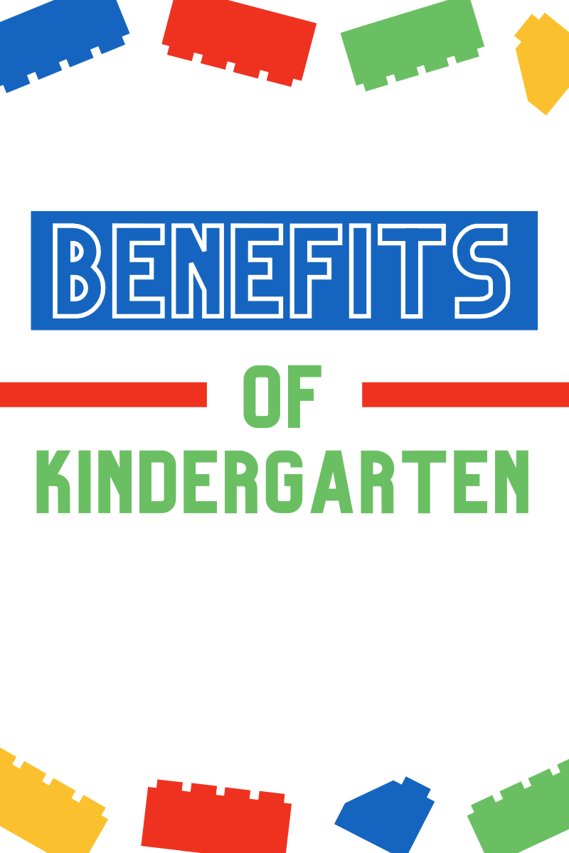 Benefits of Kindergarten with bright colored lego blocks