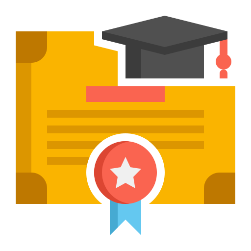 certification and degree icon