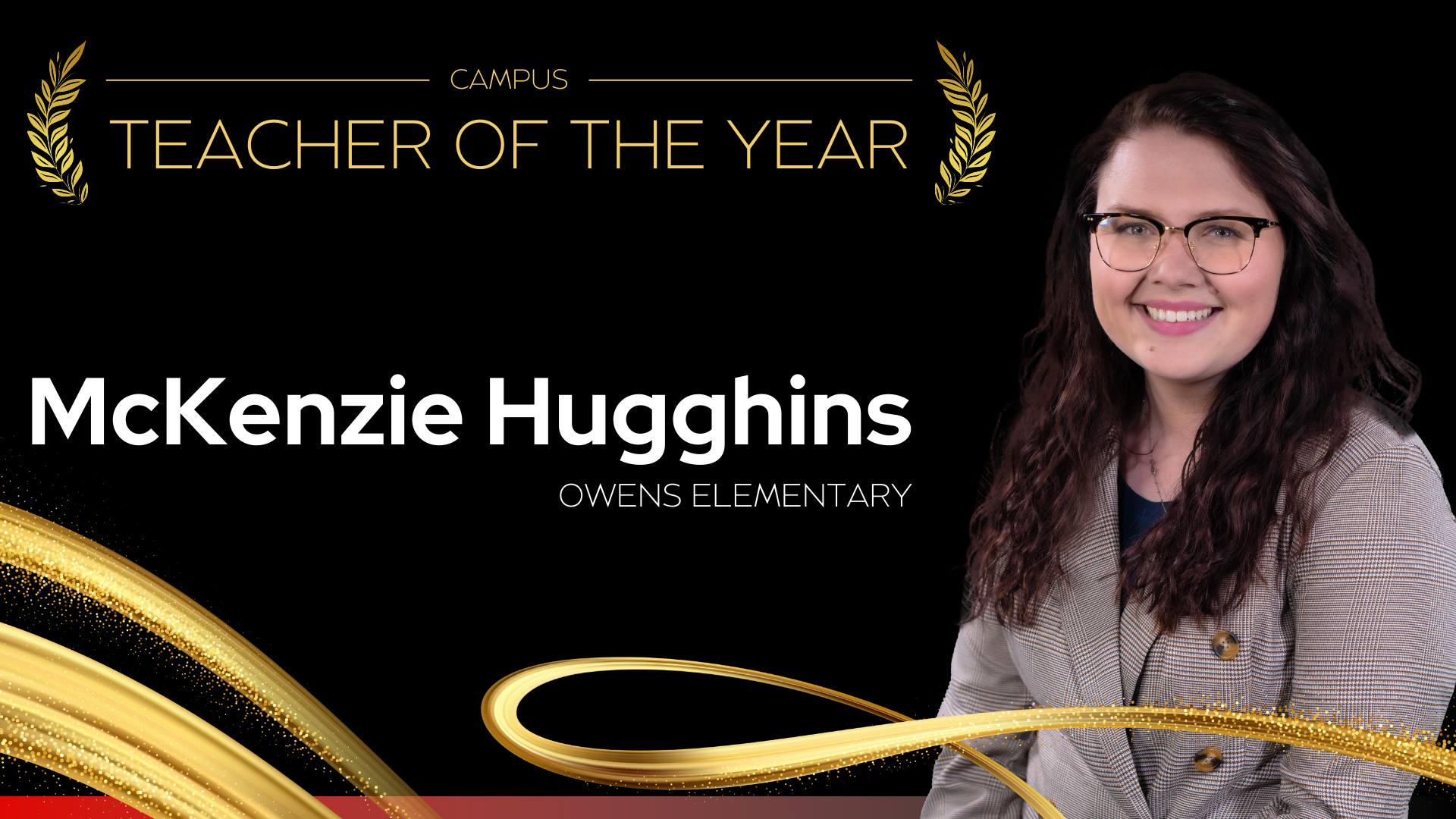 Campus Teacher of the Year Owens Elementary School - McKenzie Hugghins           