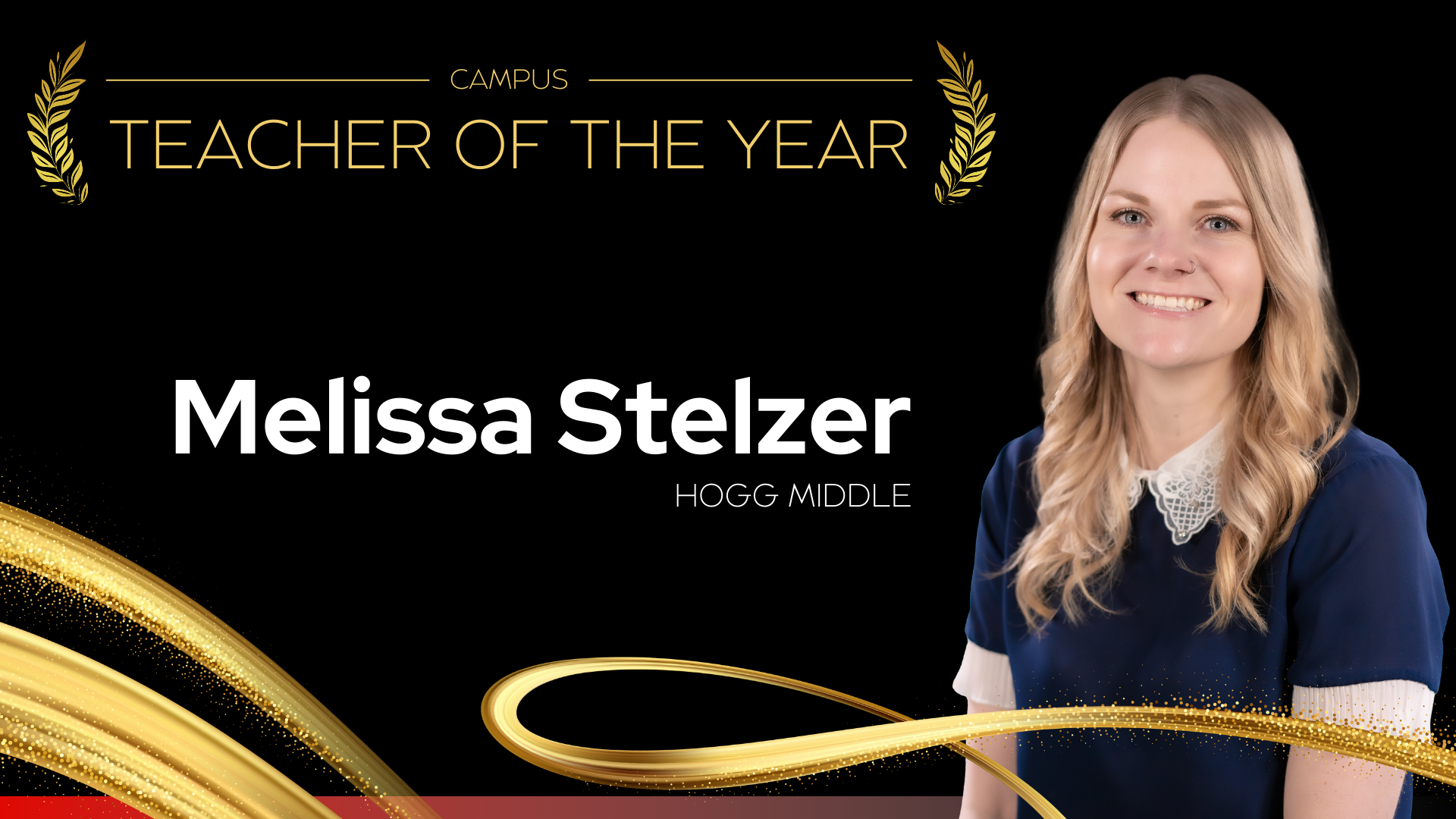 Campus Teacher of the Year James S. Hogg Middle School - Melissa Stelzer 