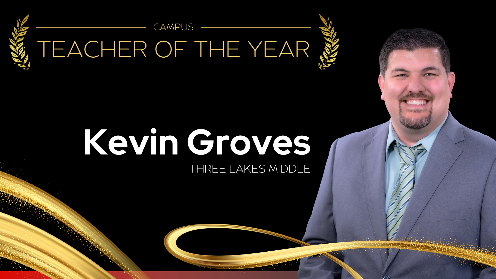 Campus Teacher of the Year Three Lakes Middle School - Kevin Groves
