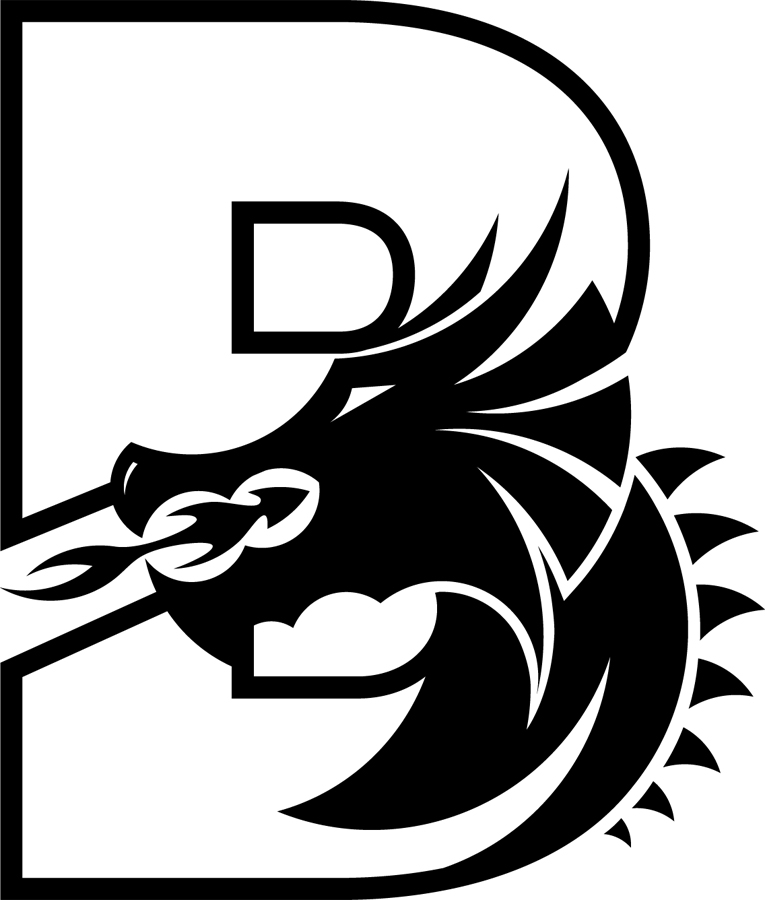 Black Dragon Logo with B