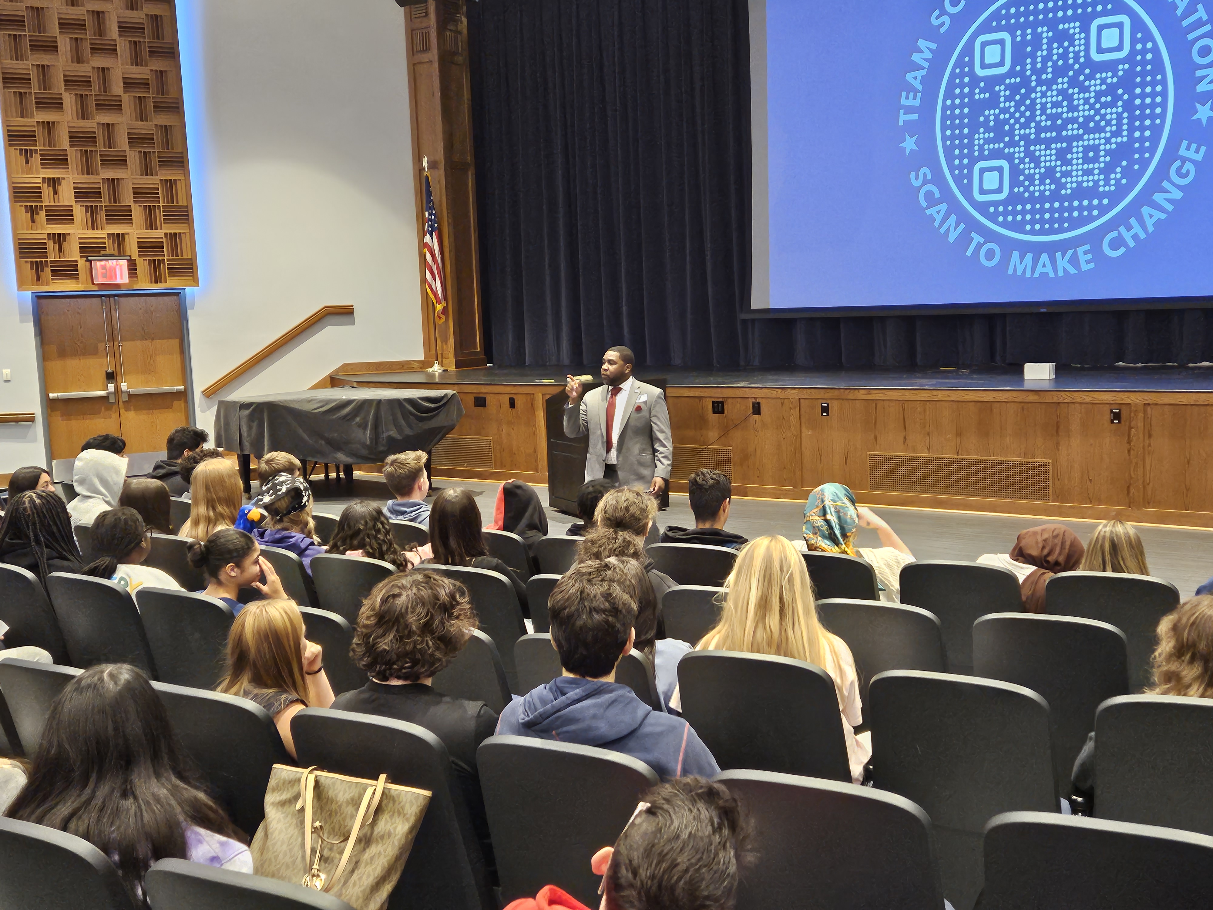 Officials from the Town of Babylon spoke to NBHS students about using the power of their voice to bring change and about internship opportunities in local government.