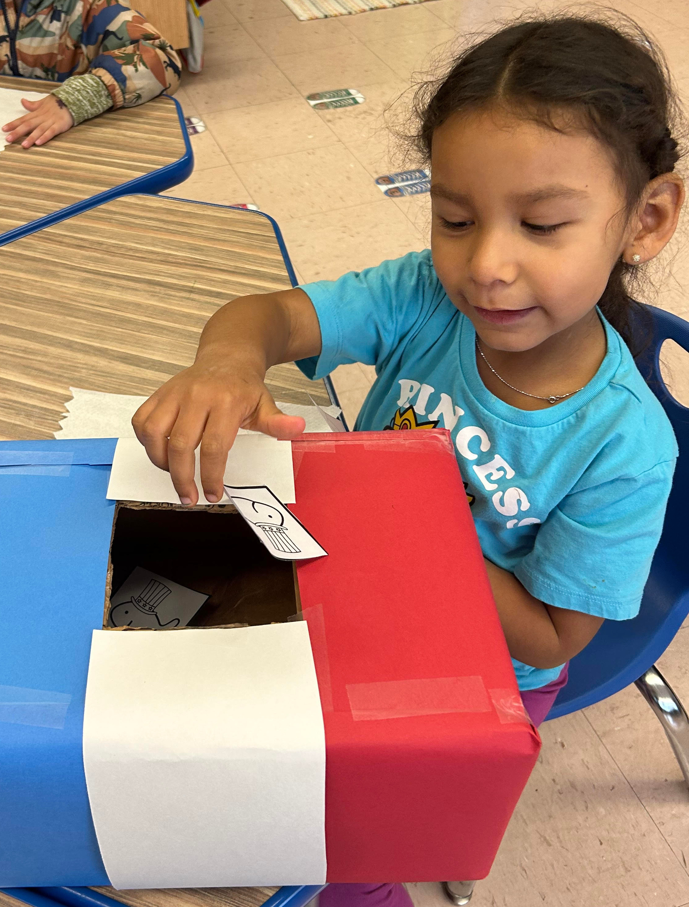 Pre-K students preparing for Election Day