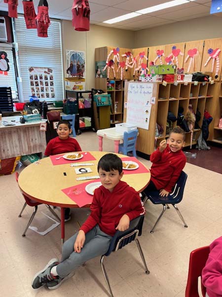 Mrs. Hovanec’s kindergarten class at MGV enjoyed learning about Lunar New Year